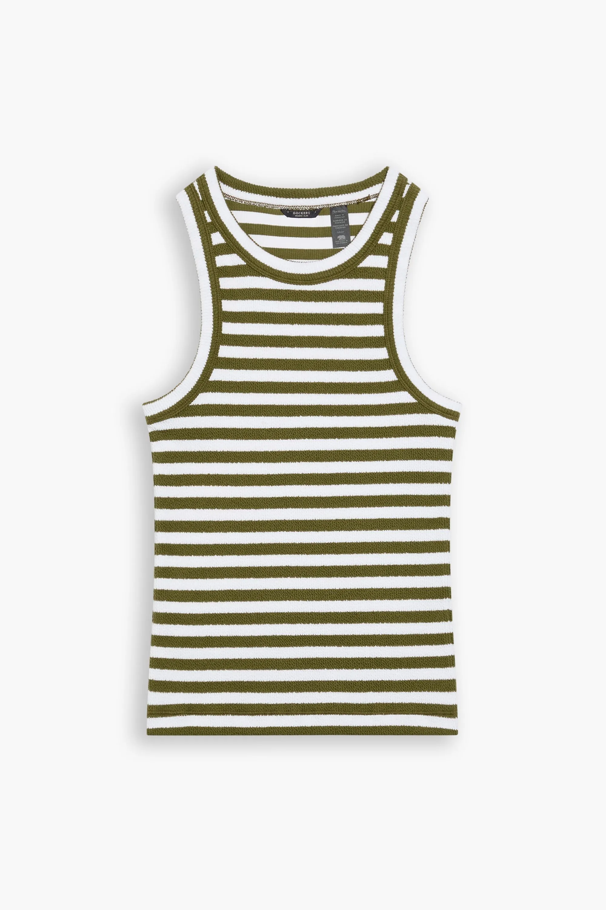 Rib Tank, Slim Fit StretchFit HighCollar Style