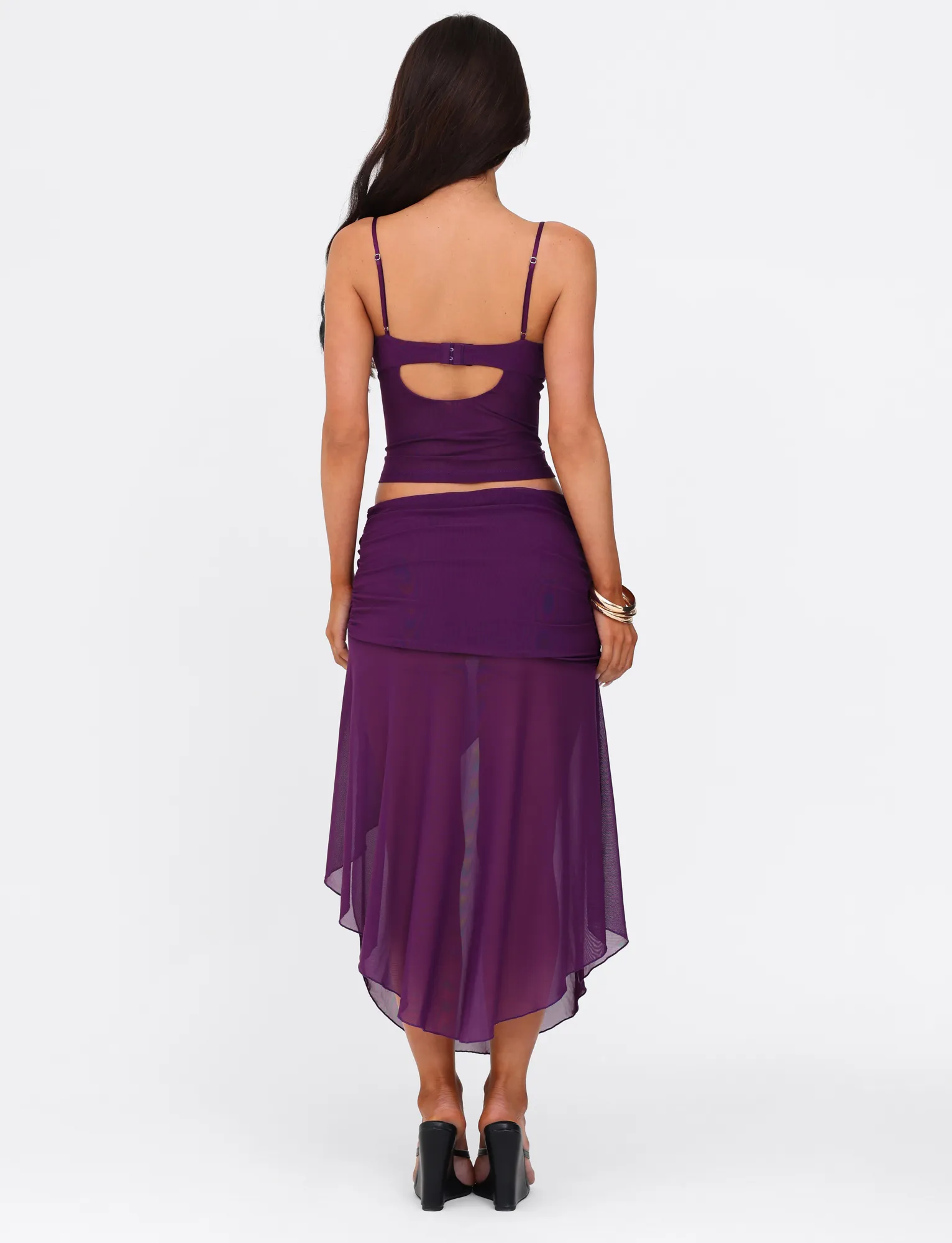 MARIANA SKIRT - PURPLE Key Feature Transitional Wear