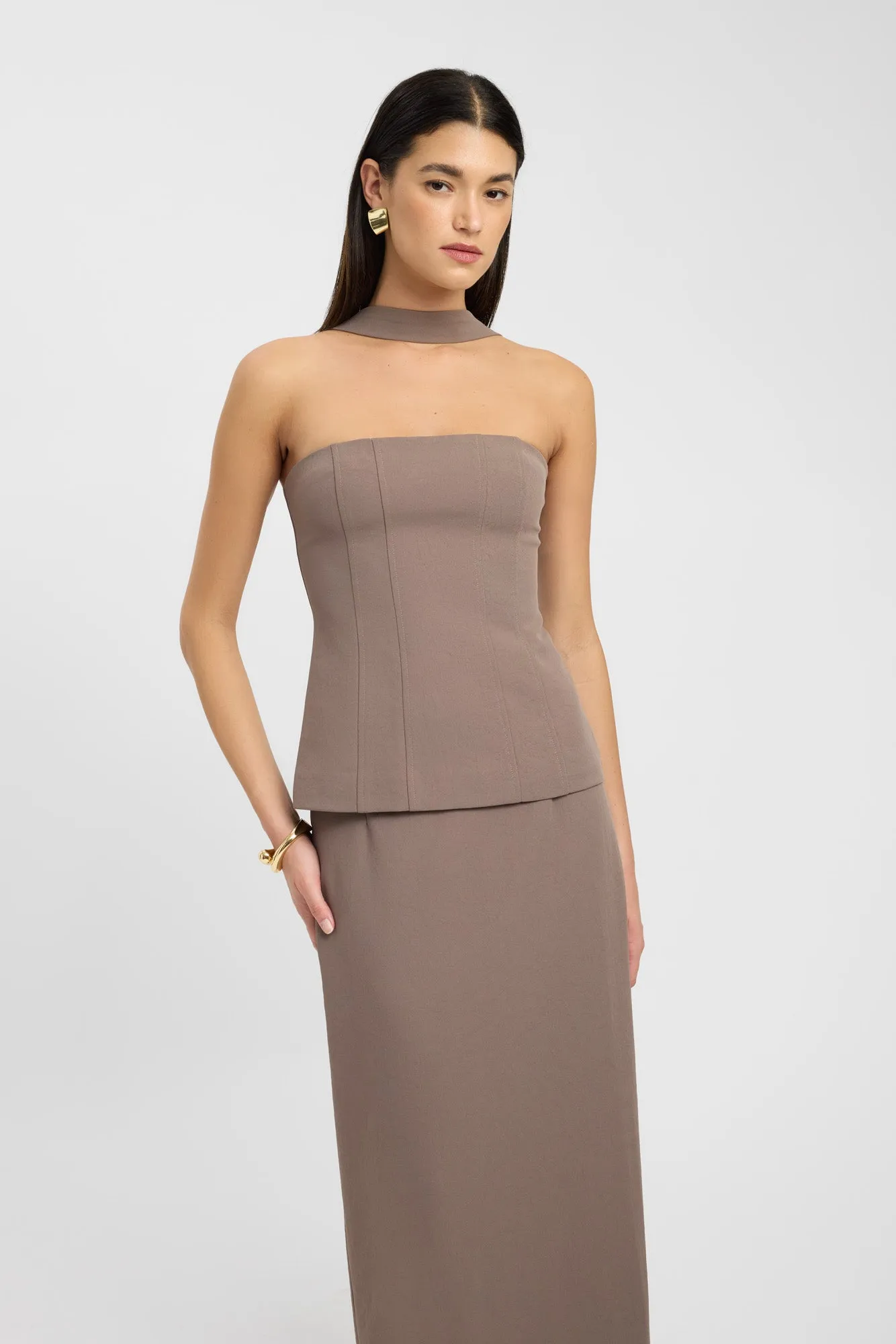 Ariel Midi Skirt Low Rise