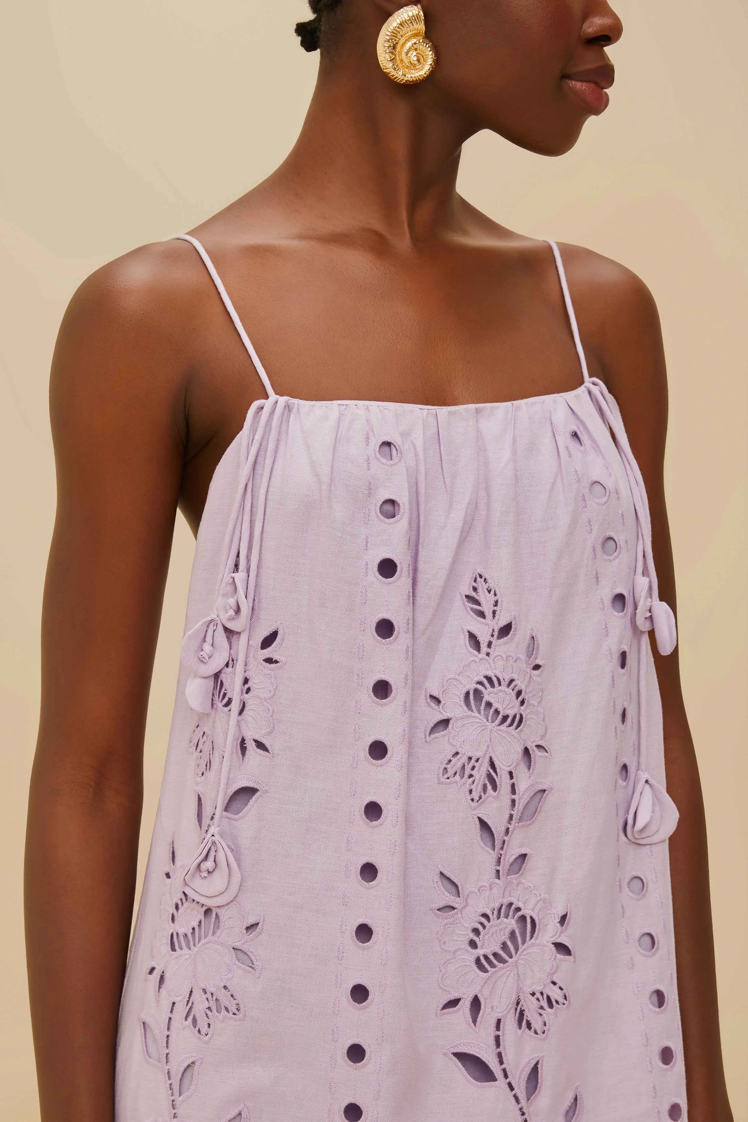 Lilac Richelieu LENZING? ECOVERO? Euroflax? Maxi Dress Comfortable day-to-night dress The soft fabric of this dress ensures all-day comfort without compromising on style