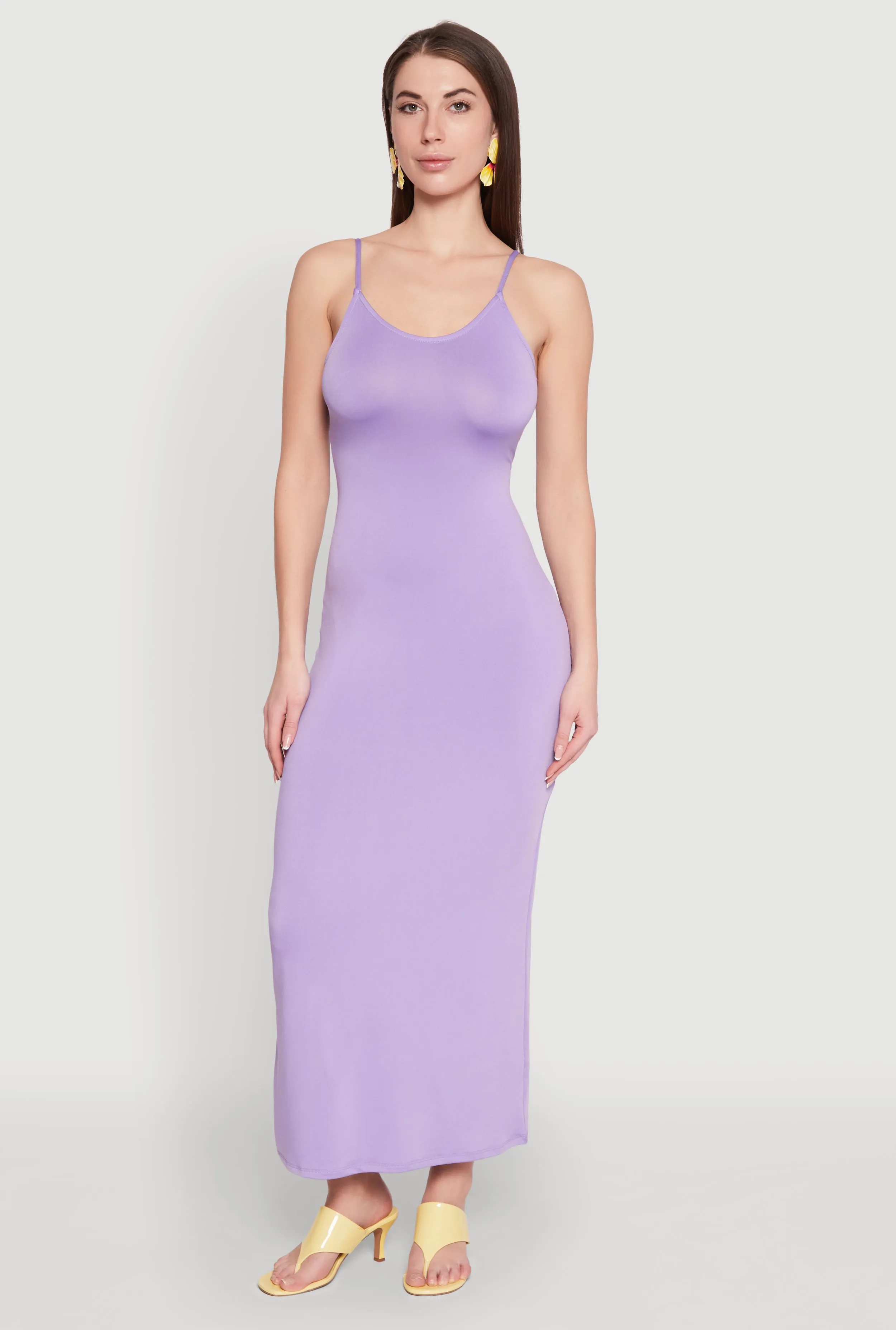 Rural Air Moonlit Shore Scoop Neck Cami Maxi Dress