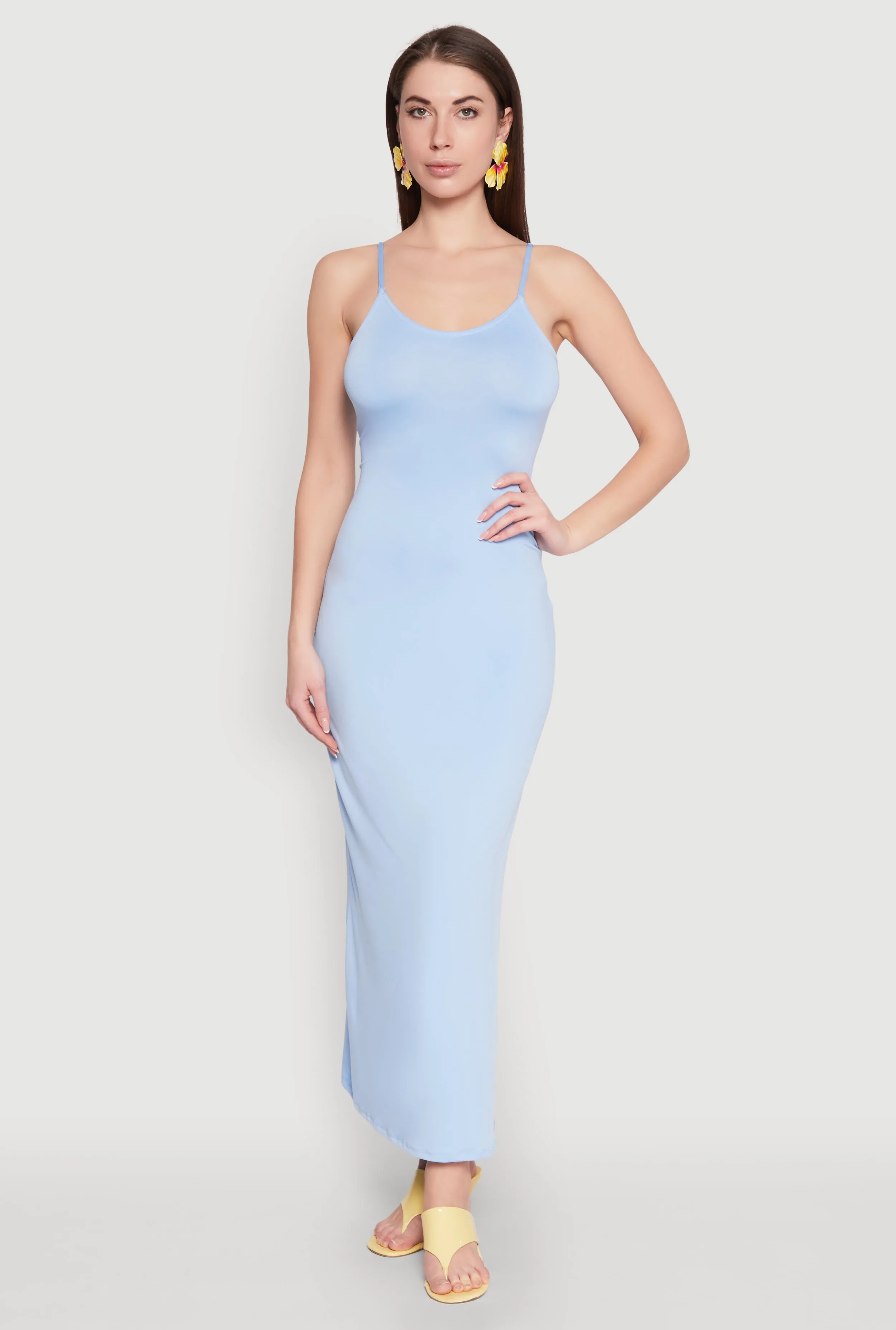 Organza Glow Sunrise Glow Scoop Neck Cami Maxi Dress