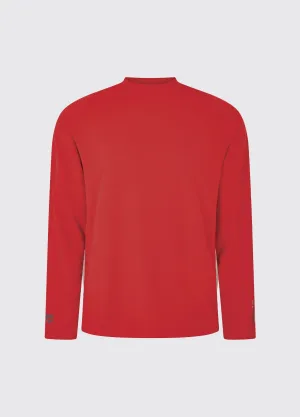 Saga Vibe Ancona Ladies Long-Sleeved T- Shirt - Red