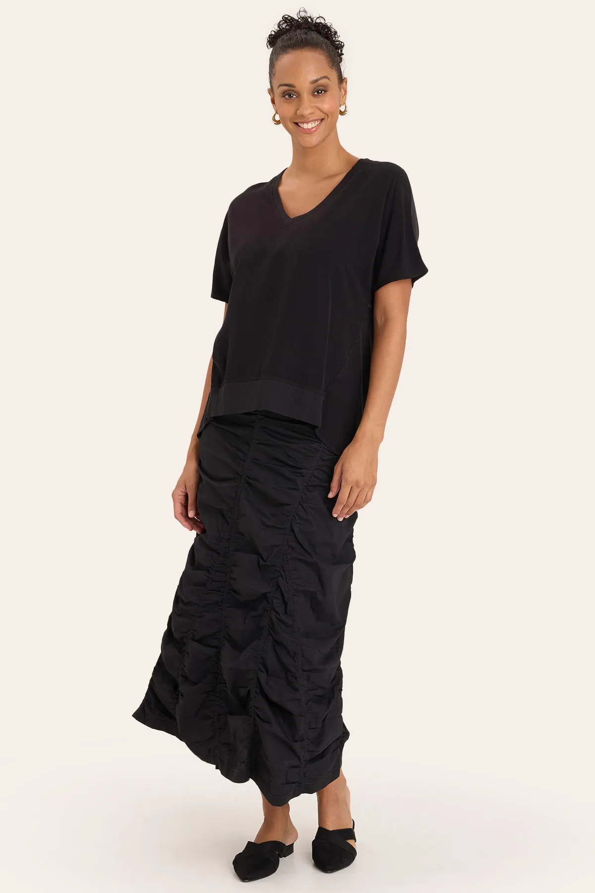 Soul Ease Gored Peasant Skirt