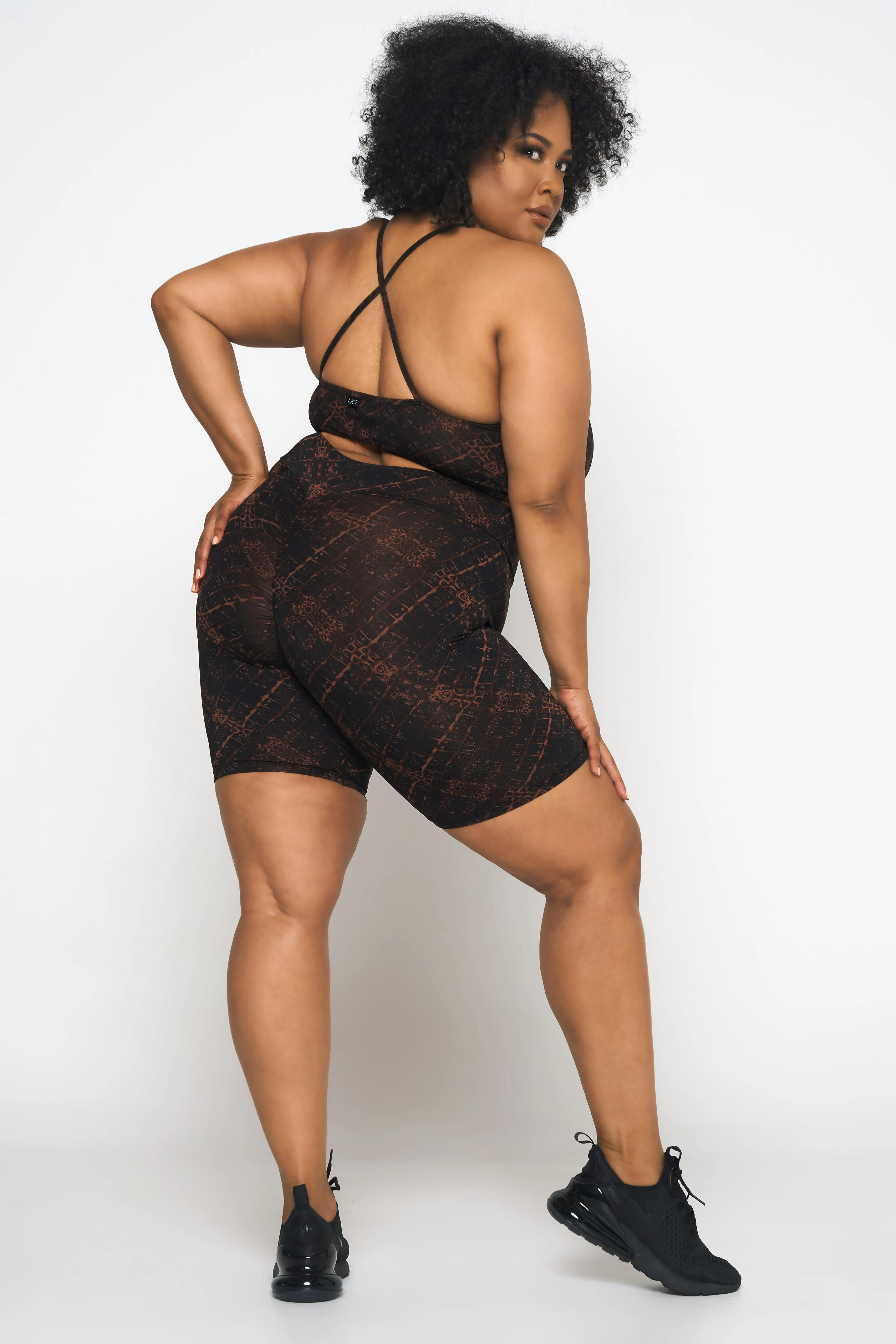 Instinct Criss Cross Crop Top Calm Wave