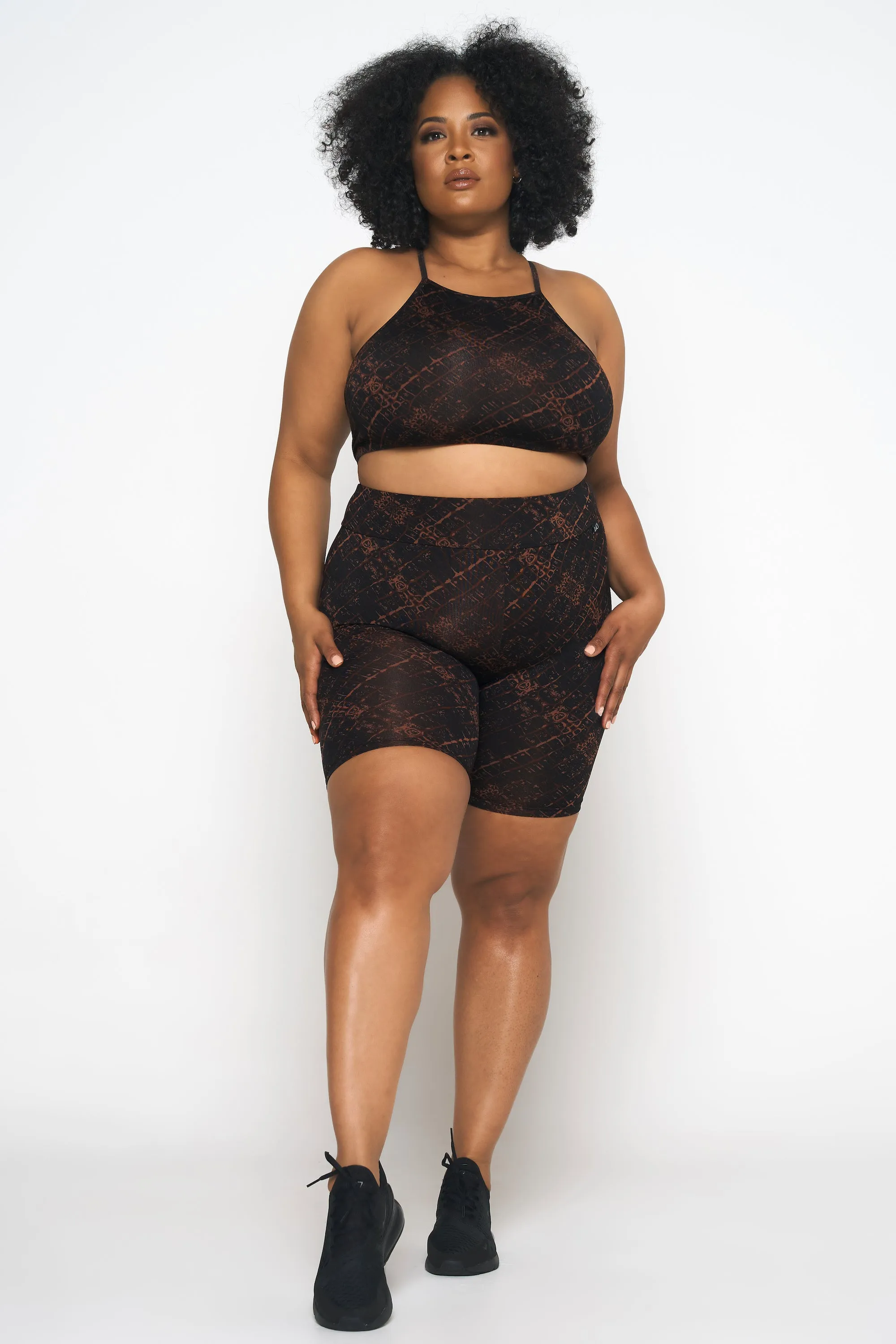 Instinct Criss Cross Crop Top Tale Core OdorControlClothing