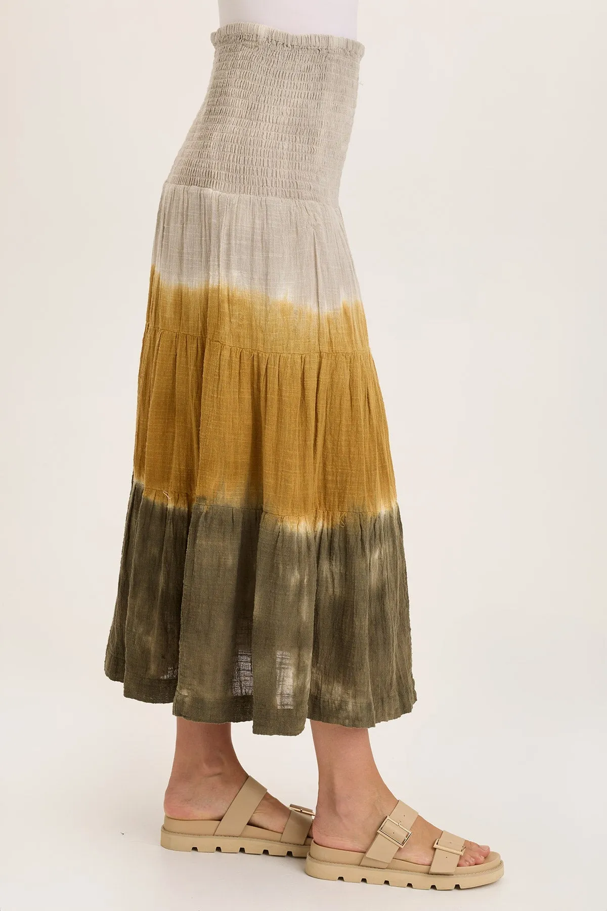 slim fit Tale Core Paigene Gauze Tiered Skirt