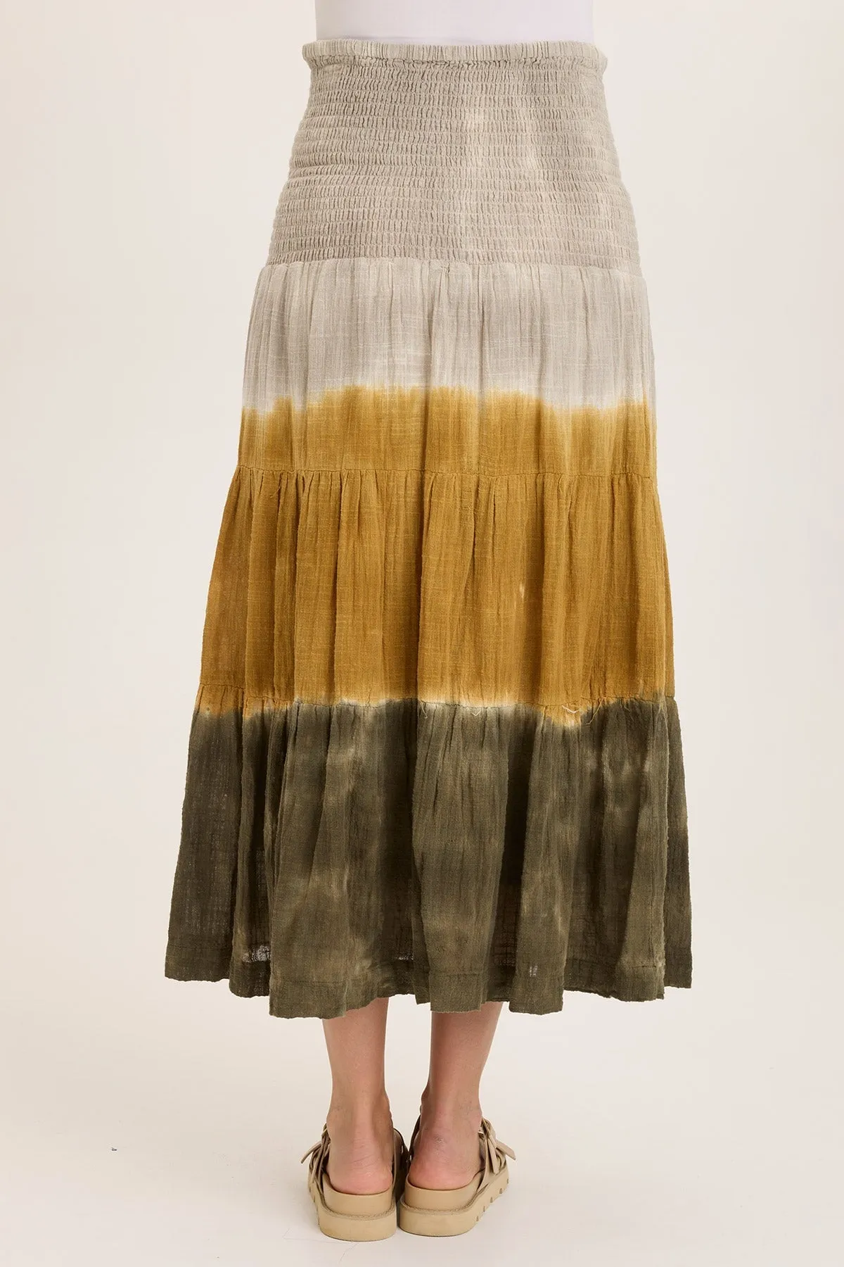 Paigene Gauze Tiered Skirt hypoallergenic material