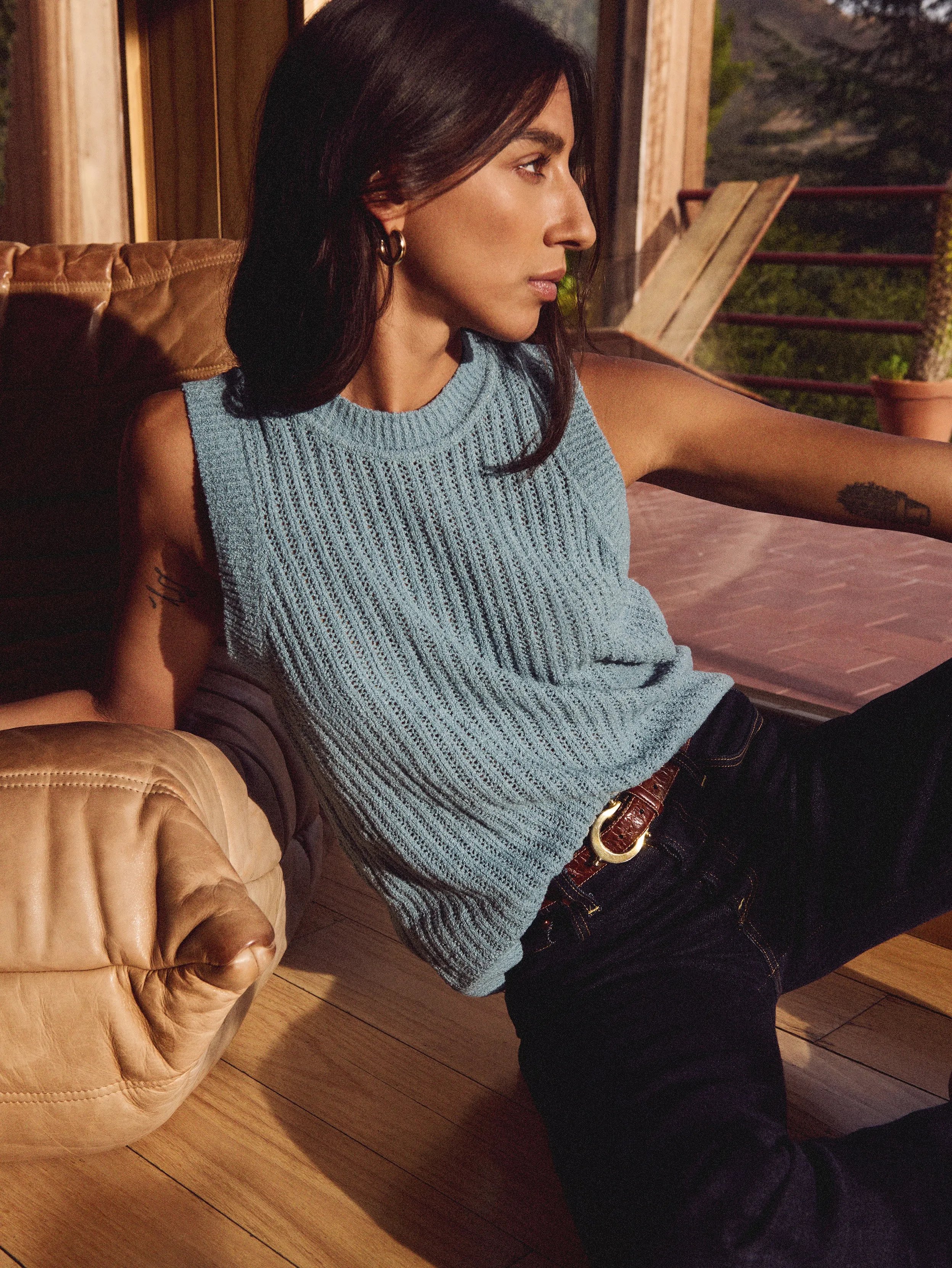 HighElasticity Fiber QuickRelease Closure Elliana Knit Tank