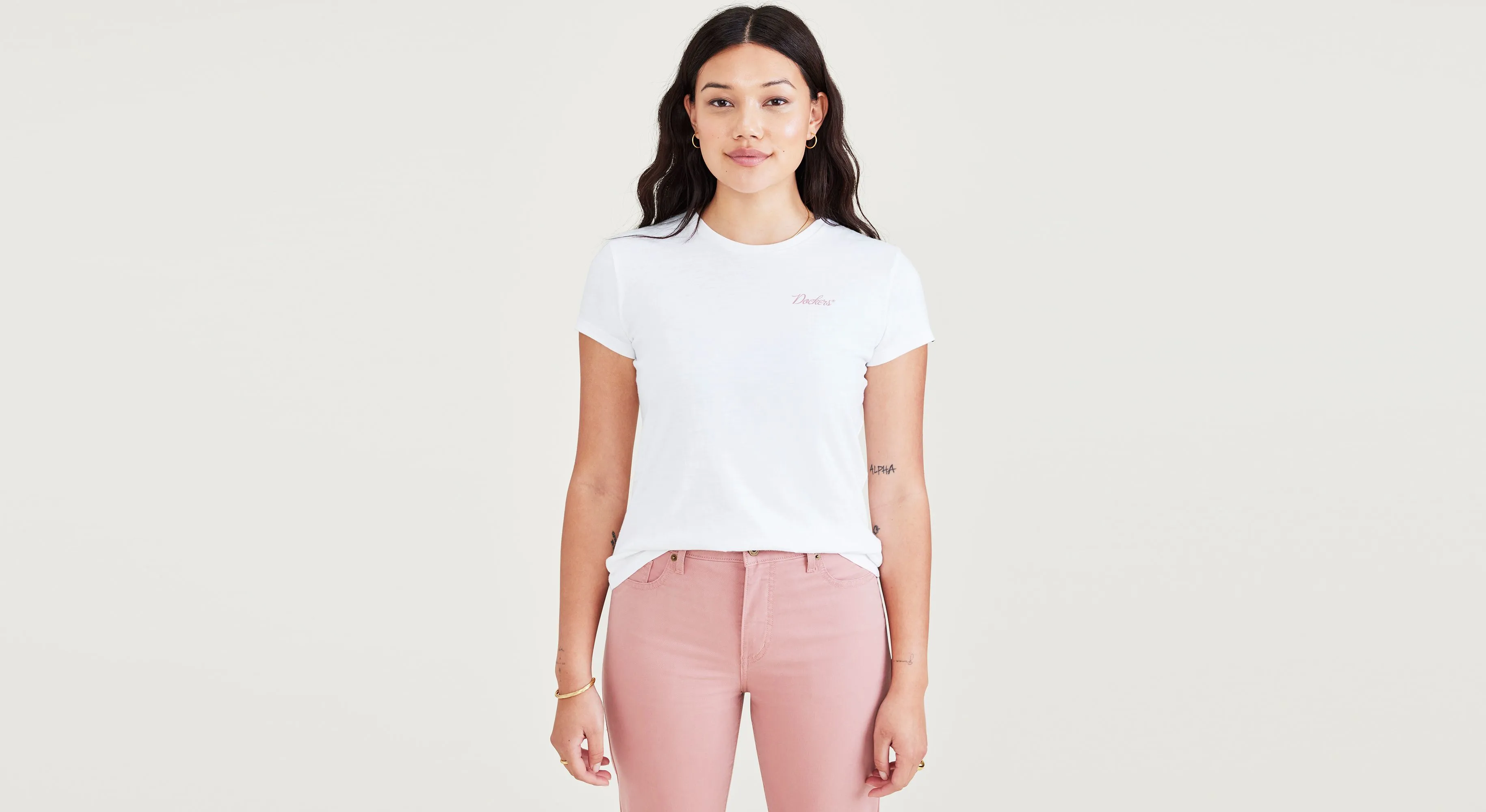 Women's Slim Fit Graphic Tee Shirt Warm Base
