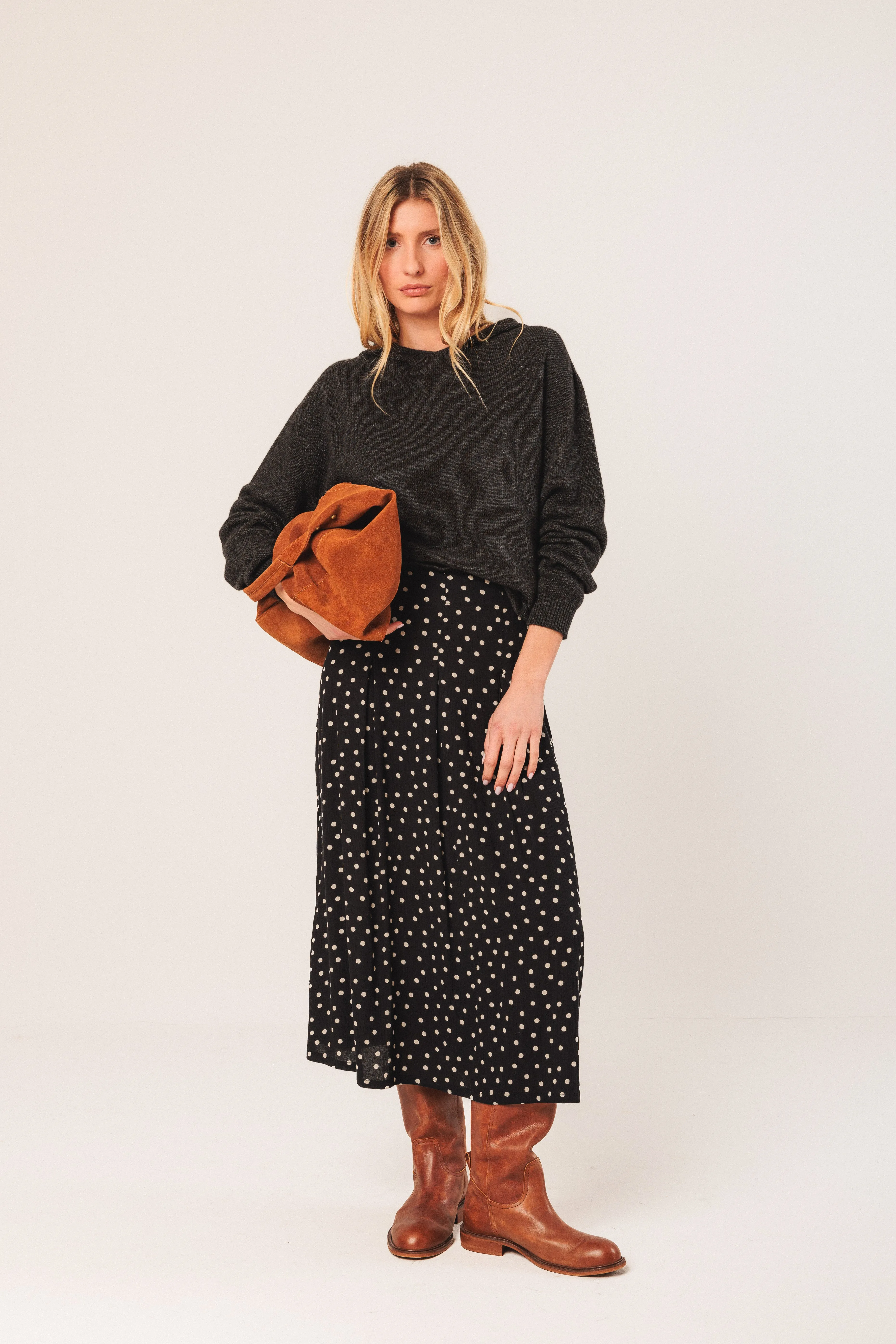 Morgan Midi Skirt Net Fit