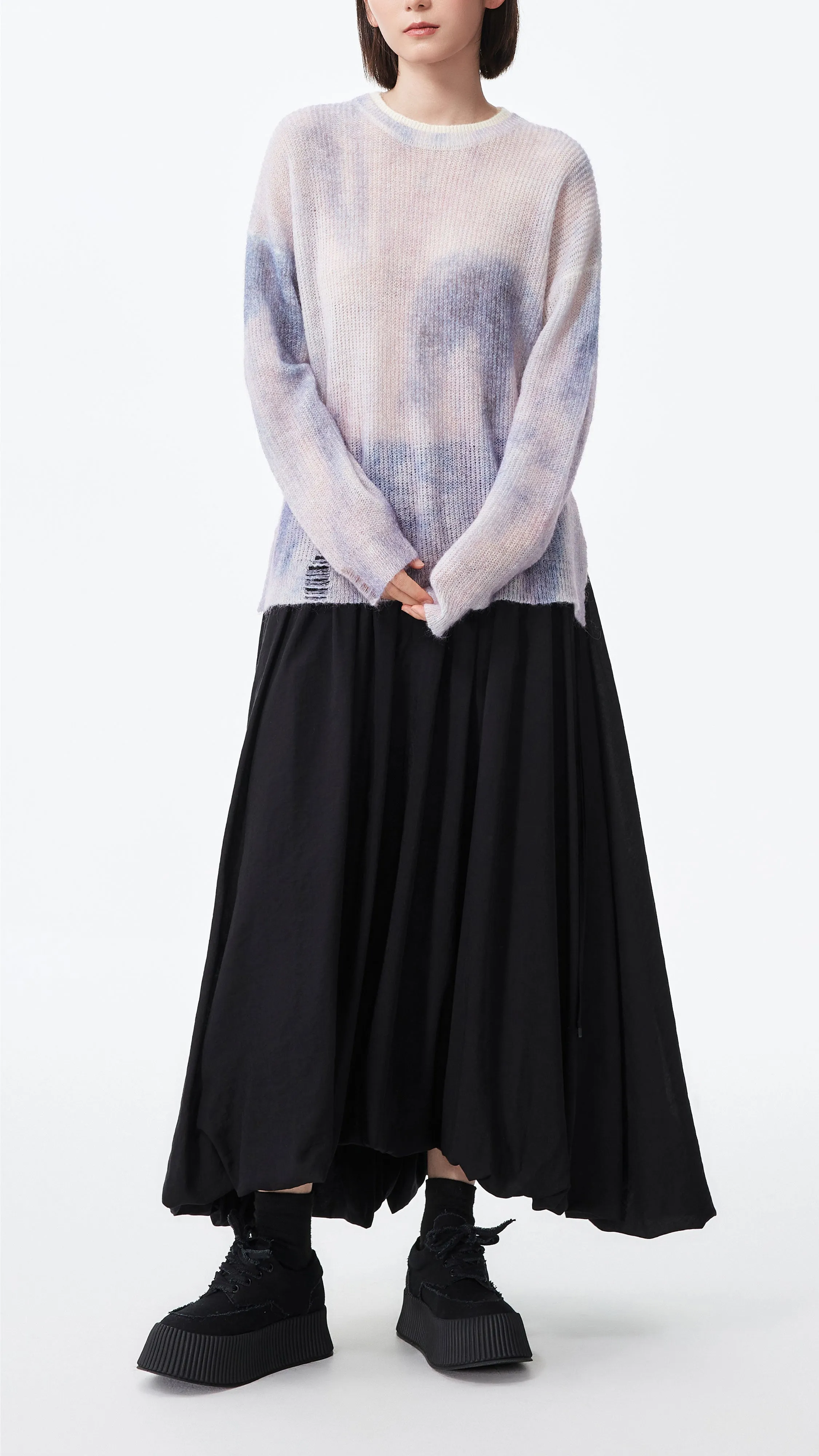 Bubble Skirt Side Pockets Lightweight Material