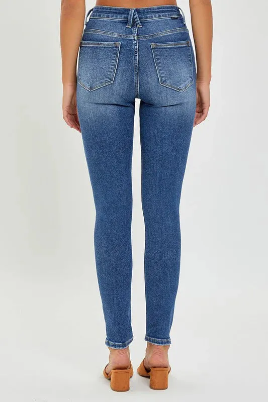 UniversalFit AbrasionFree Edging Risen High Rise Skinny Jeans