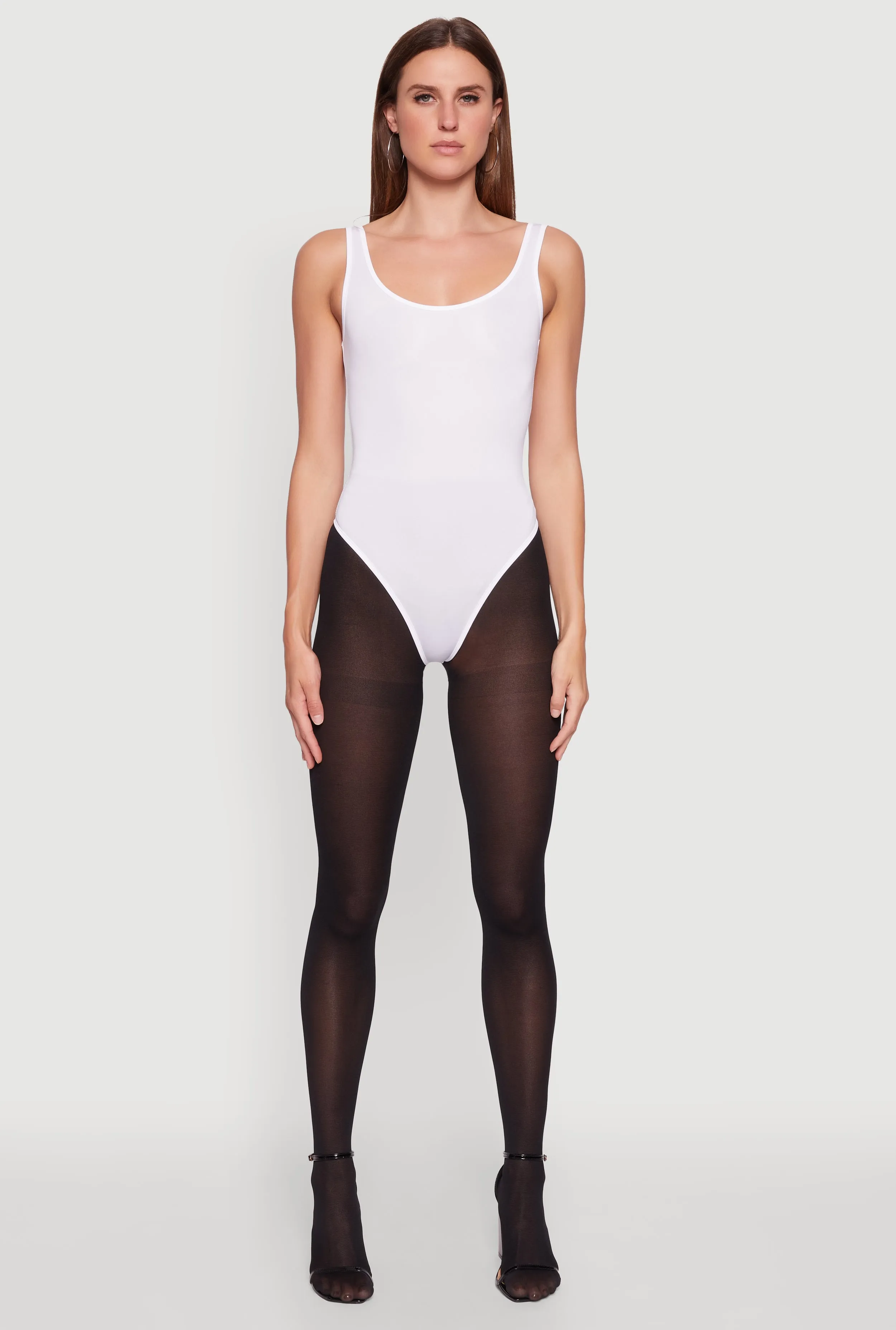 Training Active Daisy Sleeveless Scoop Neck Bodysuit