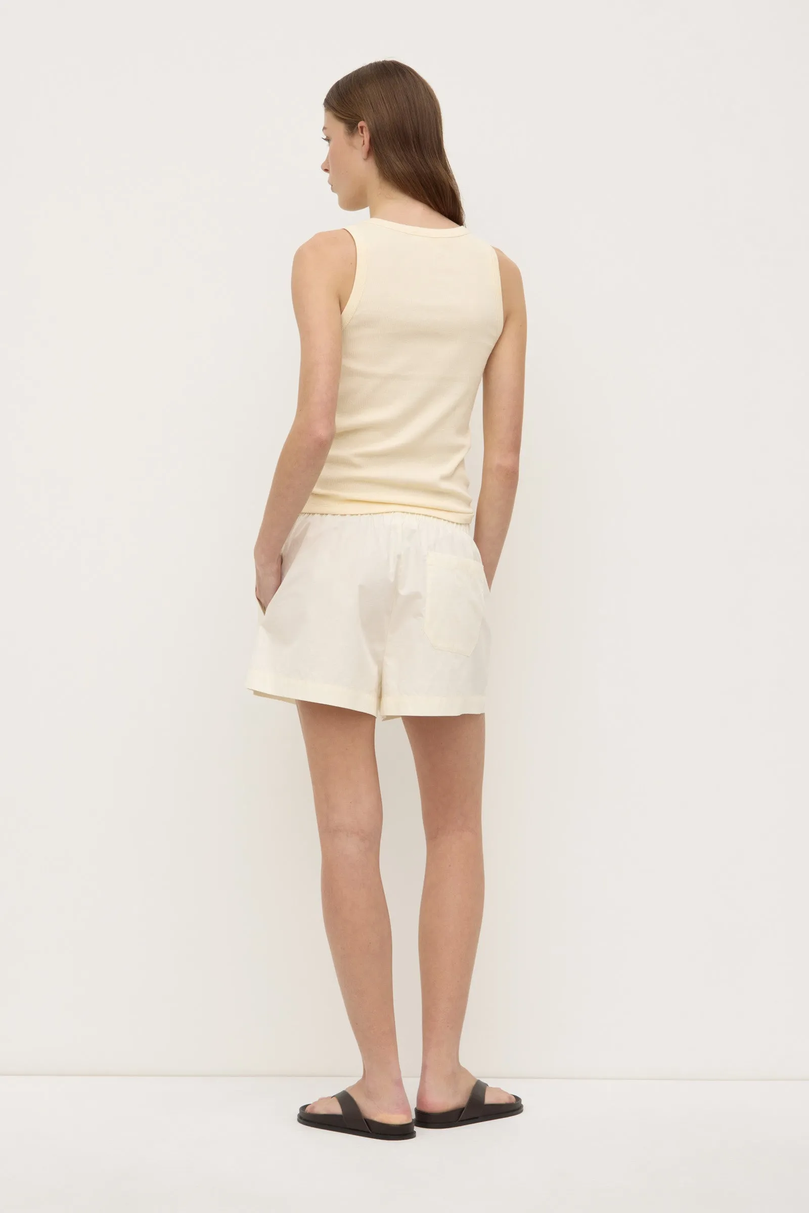 tropical style Everyday Poplin Short