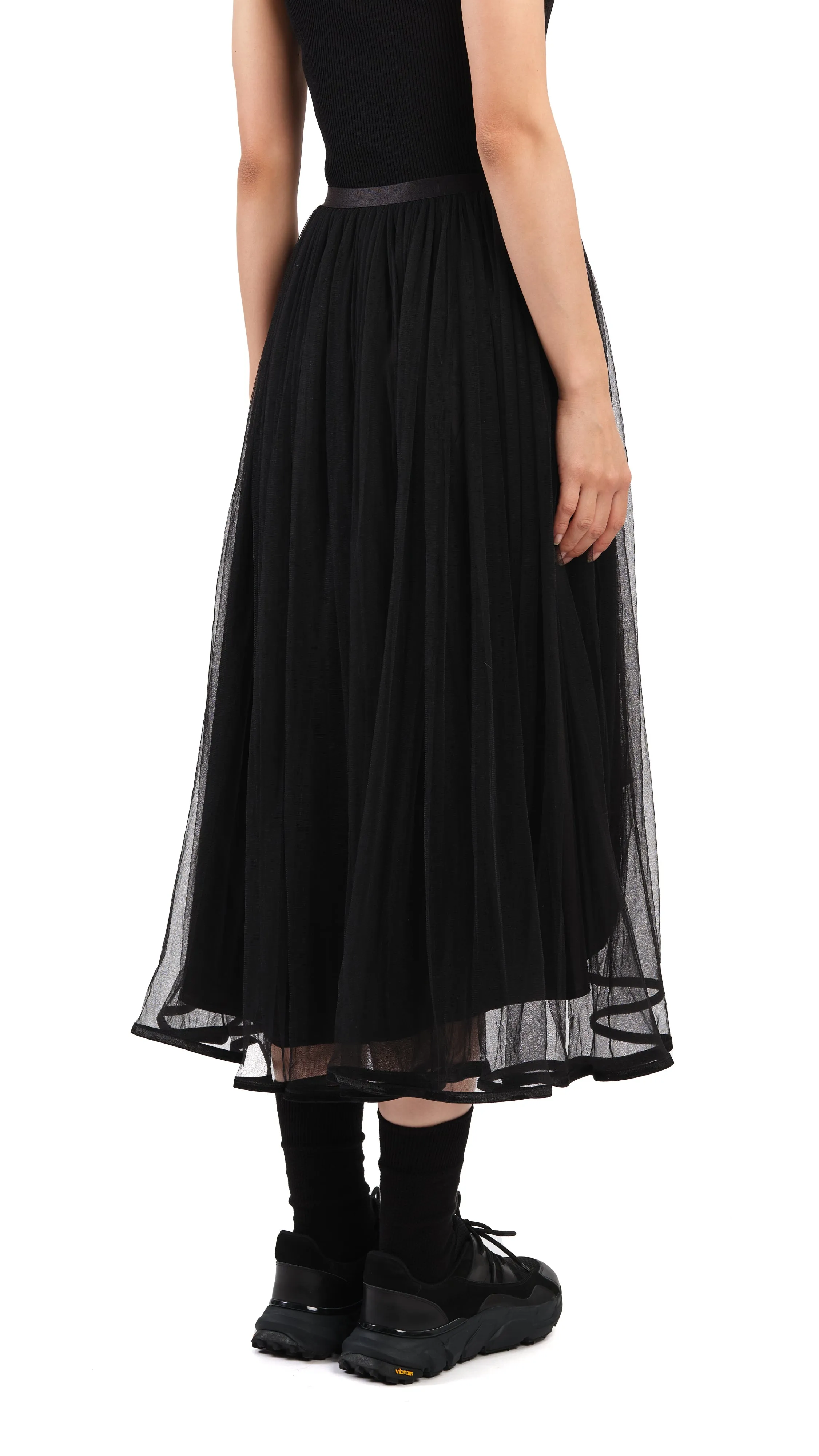 Volume Mesh Skirt Gentle Wear