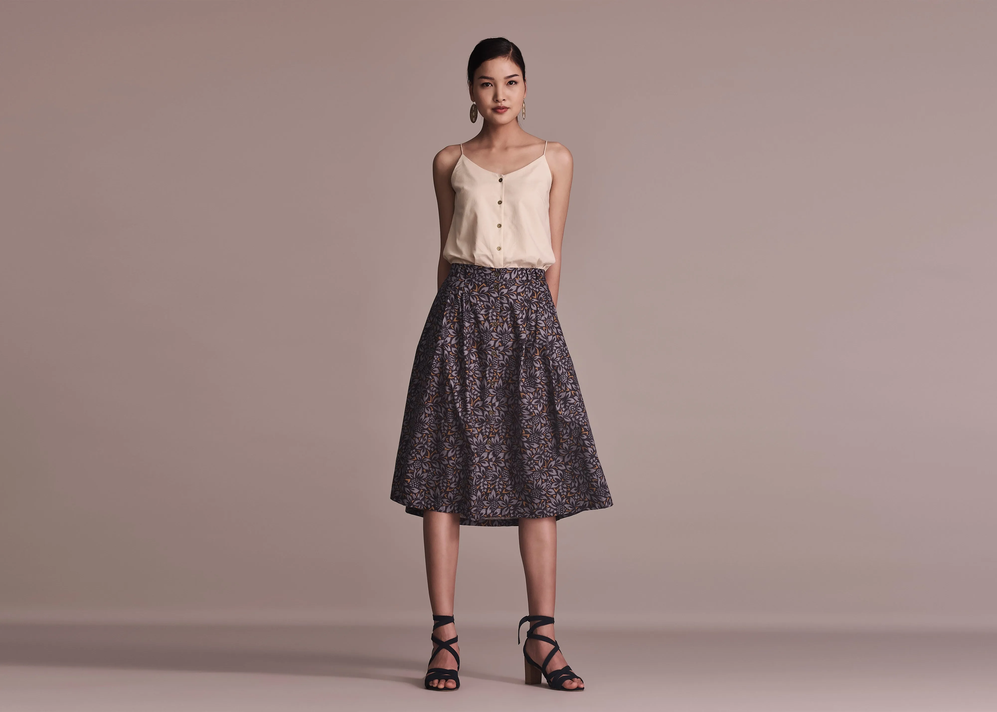 JASMIN - TUTTI FRUTTI MARINE NoRubEdging FourWay Stretch