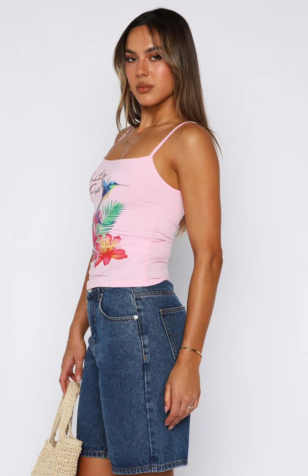 young users Morning Calm Singlet Baby Pink