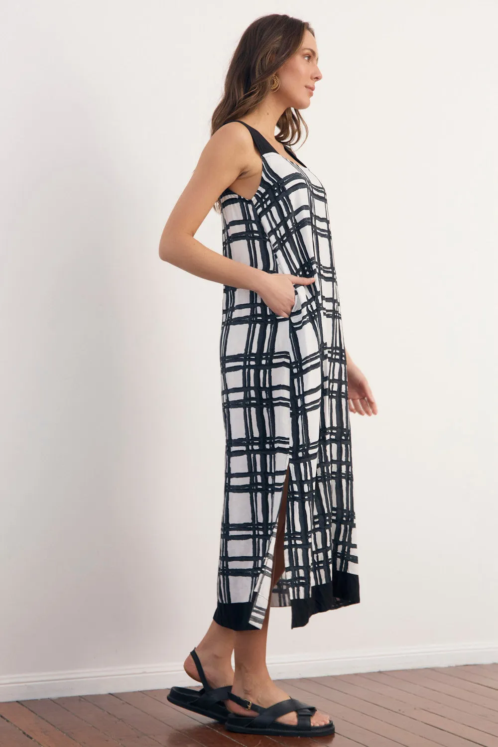 Forest Air Bec Sundress in Check It Out