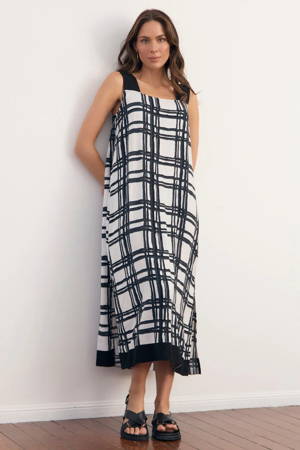 Event Perfect Bec Sundress in Check It Out