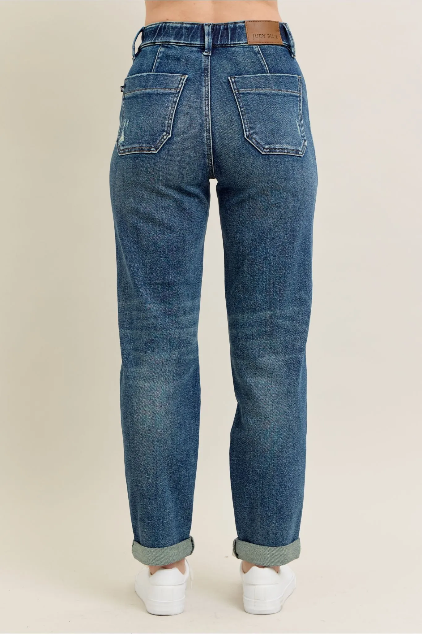 Soul Ease FoldableDesign Judy Blue Dark Wash Jogger Jean