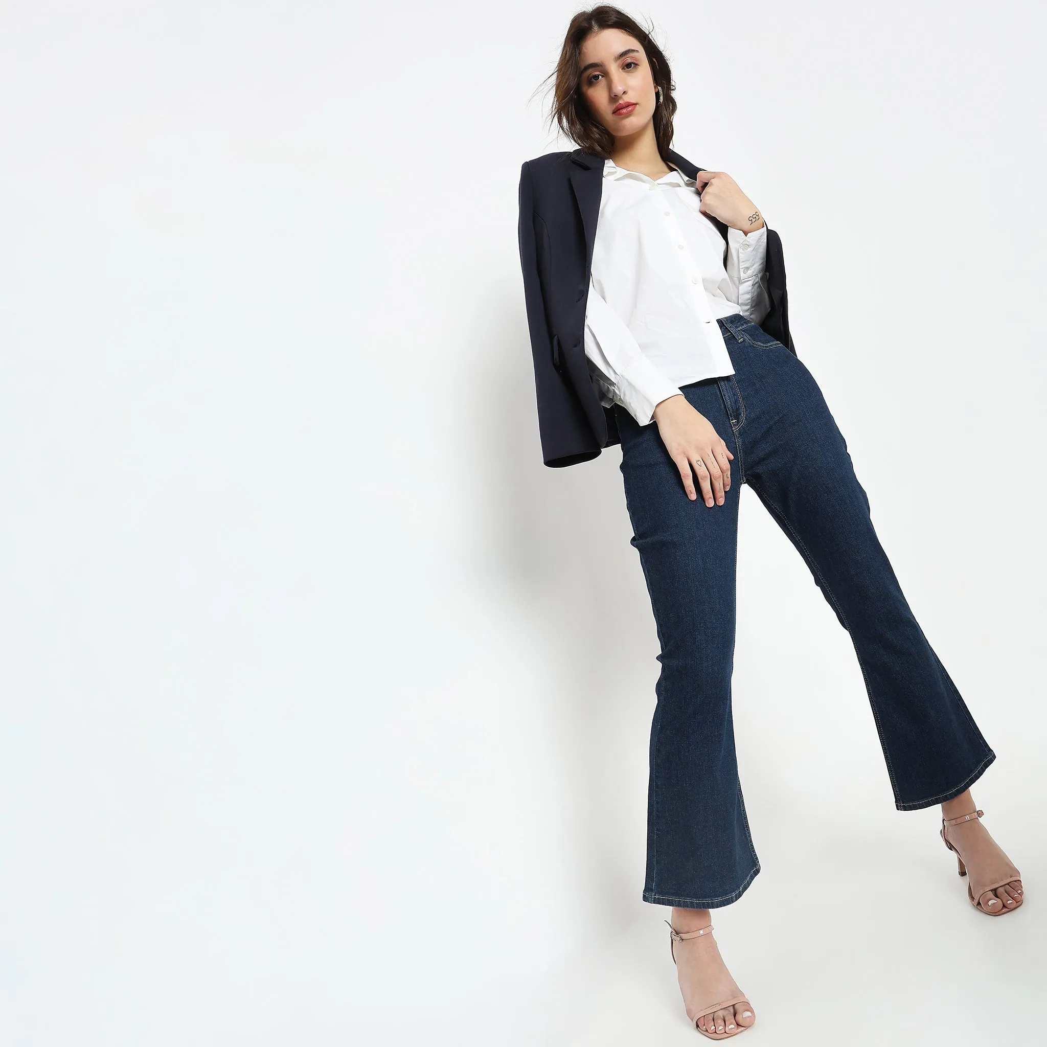 Boot Cut High Rise Jeans VentilatedMesh