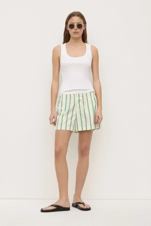 Noise Free Operation Design Flex Fit Design Agnes Stripe Short