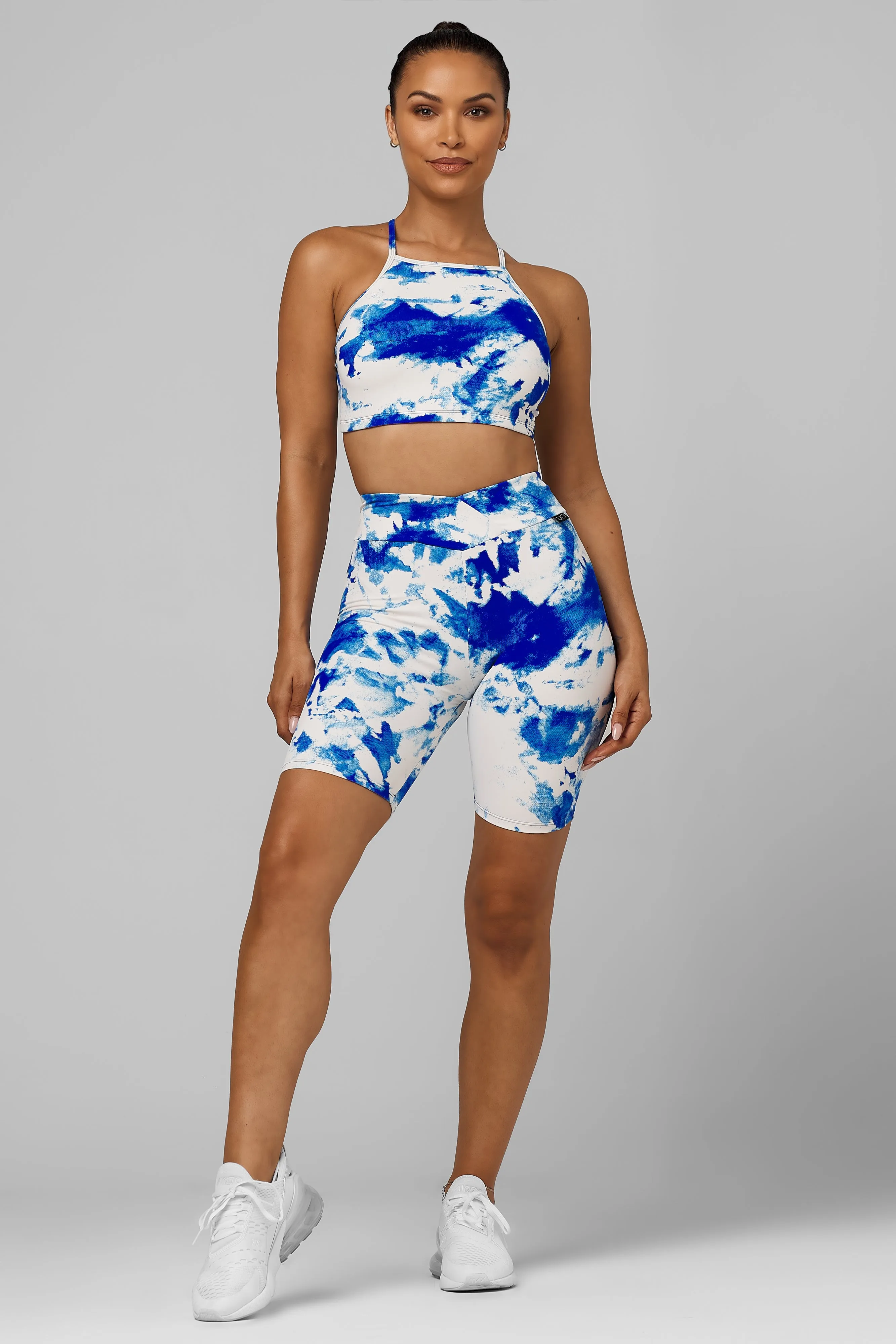 Santorini Criss Cross Crop Top Dad Core WrinkleResistantFabric