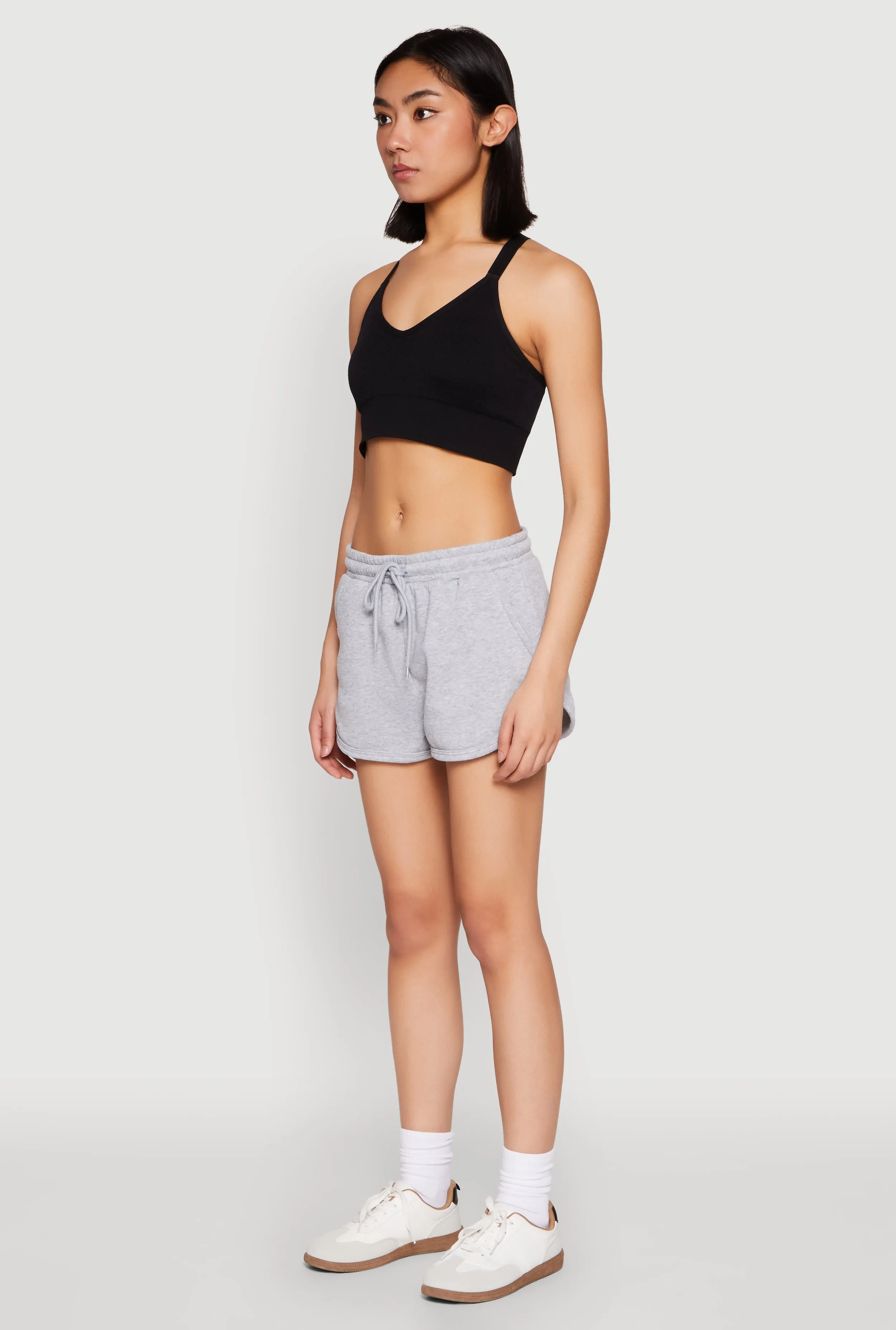 Glide On Waist System Retro Style Dolphin Sweatshorts
