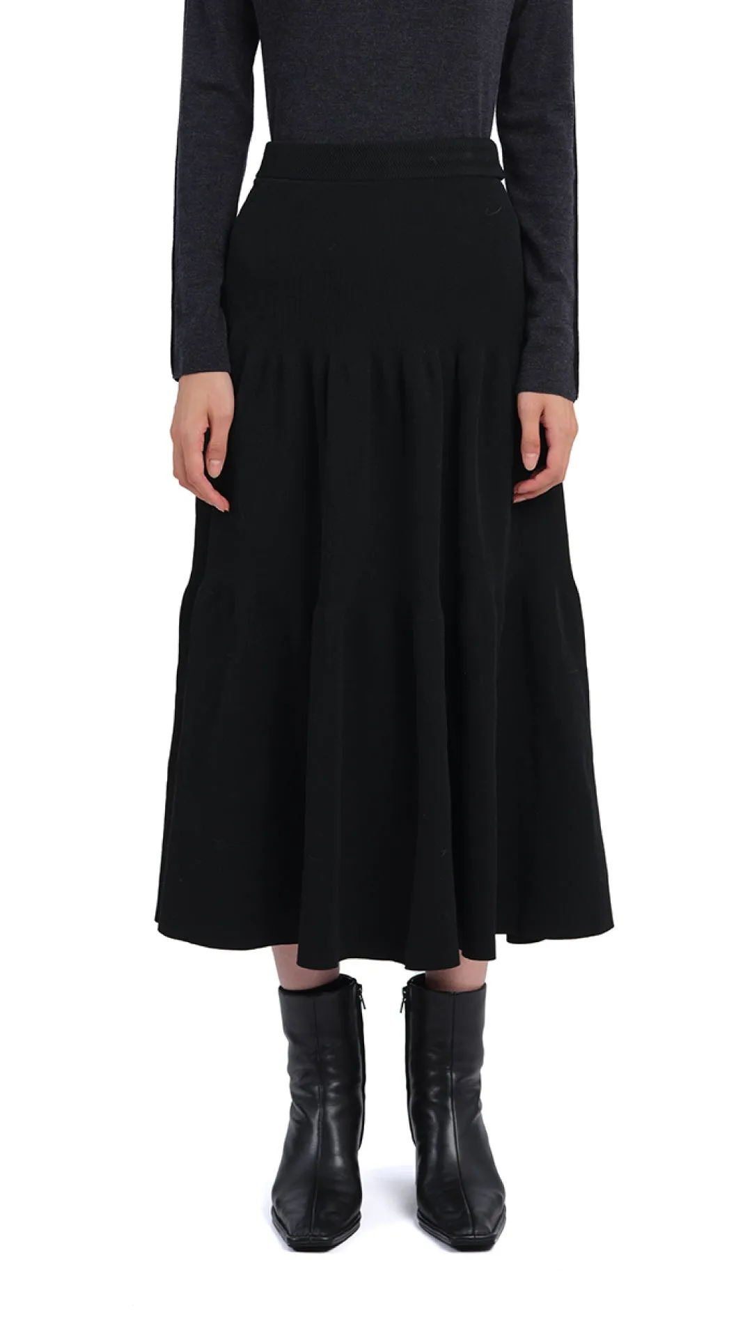 Knitted Dolly Skirt Polished Touch