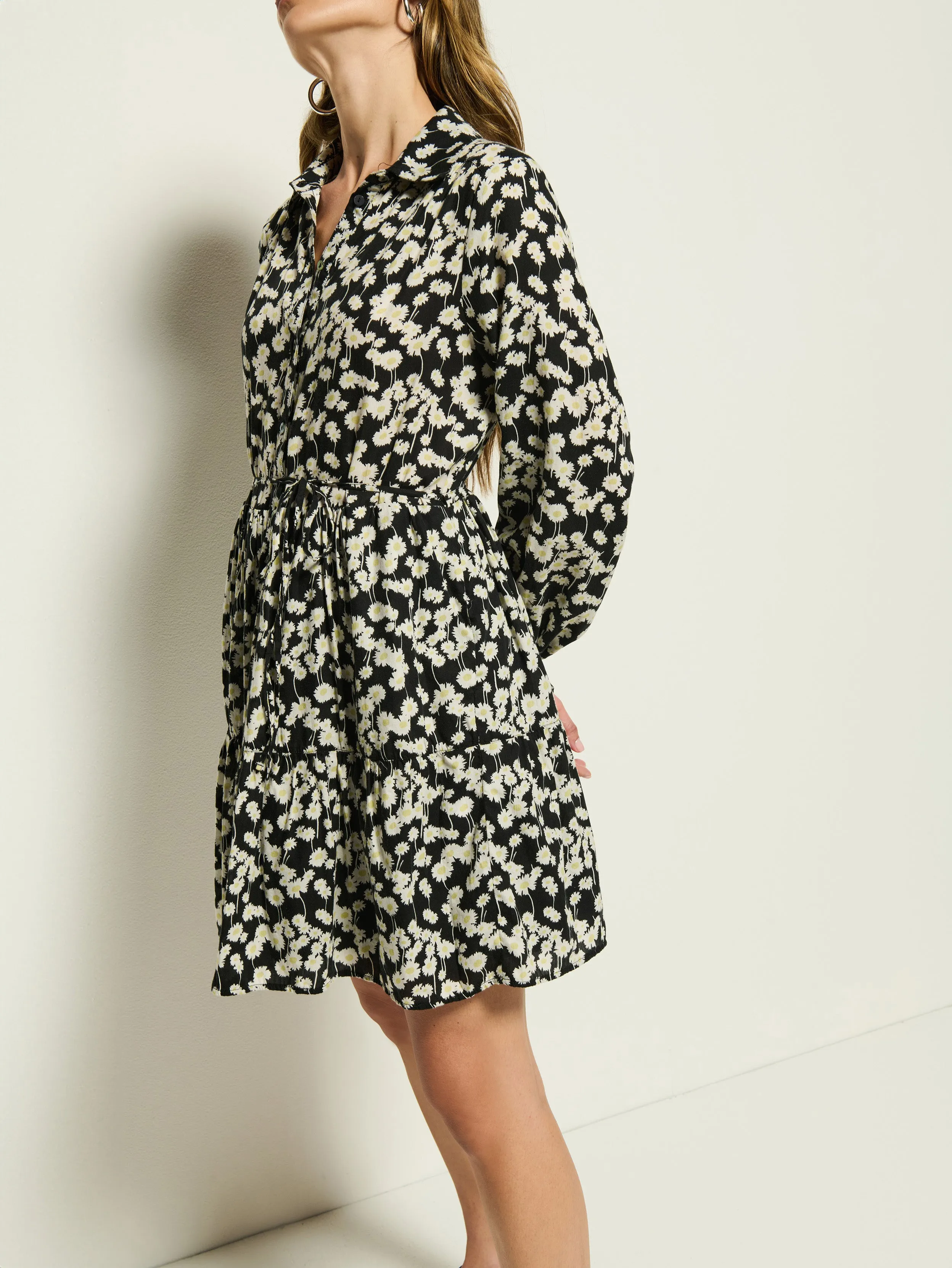 Sabreena Shirt Dress Trendy Charm Club Rush