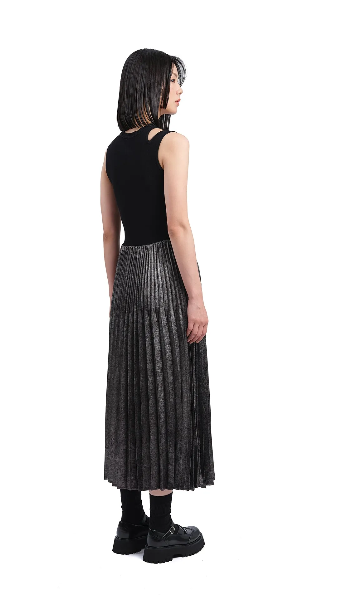 Noble Grace Metallic Dress