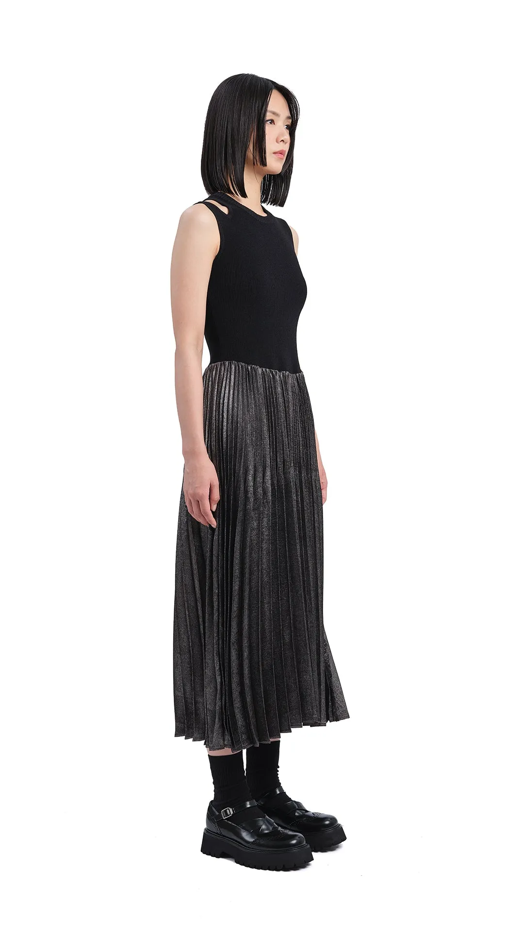 Metallic Dress Spark Glow