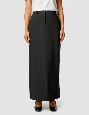 Essential Maxi Skirt Black Bohemian vibe