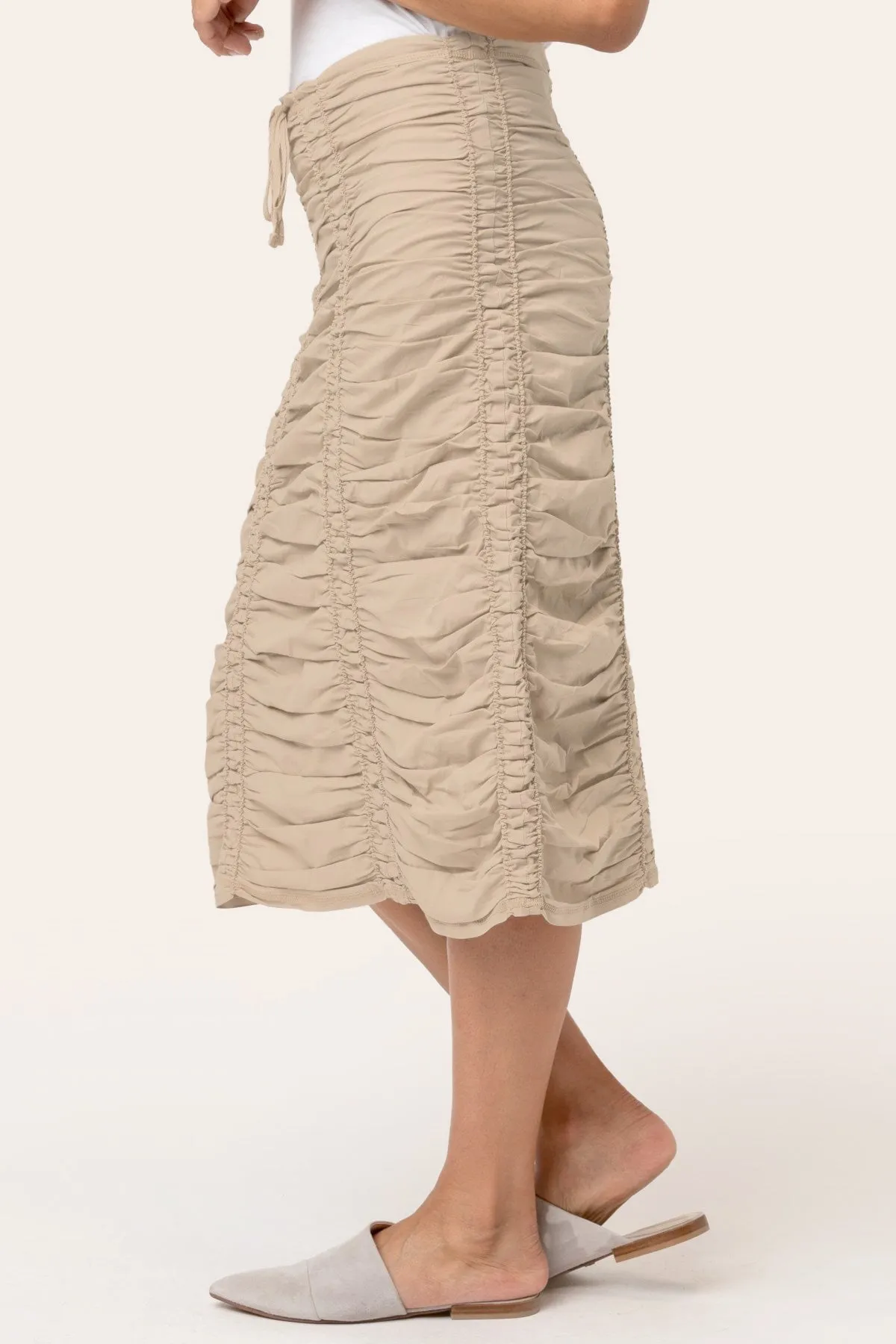 Double Shirred Panel Skirt Craft Edge