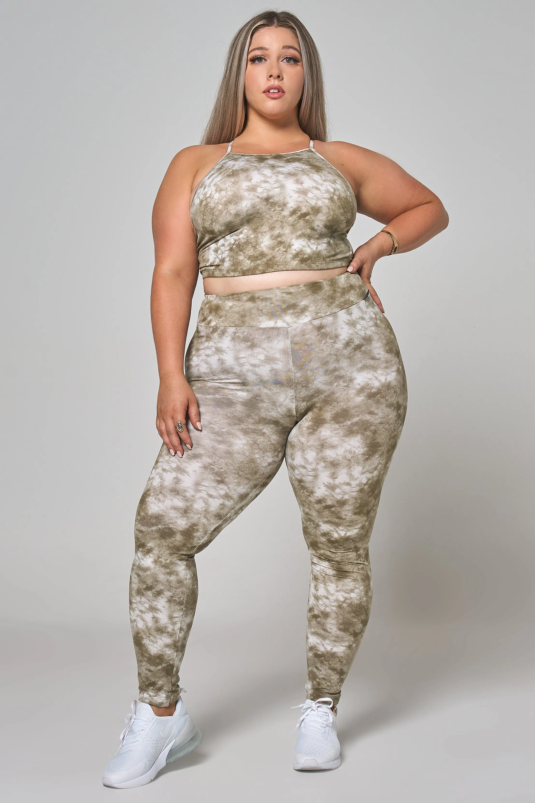 Jaded Criss Cross Crop Top Hike Fit