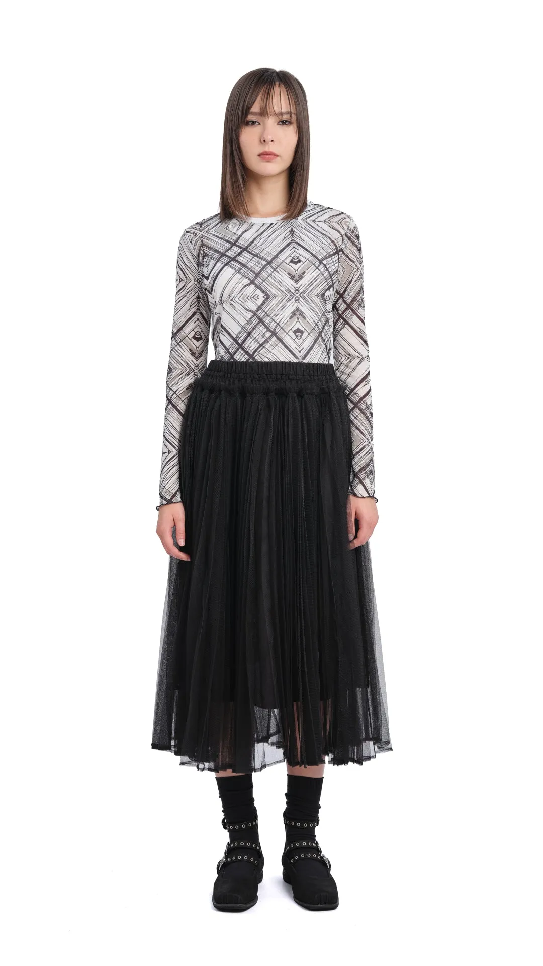 Refined Sophistication music concert Organza Skirt