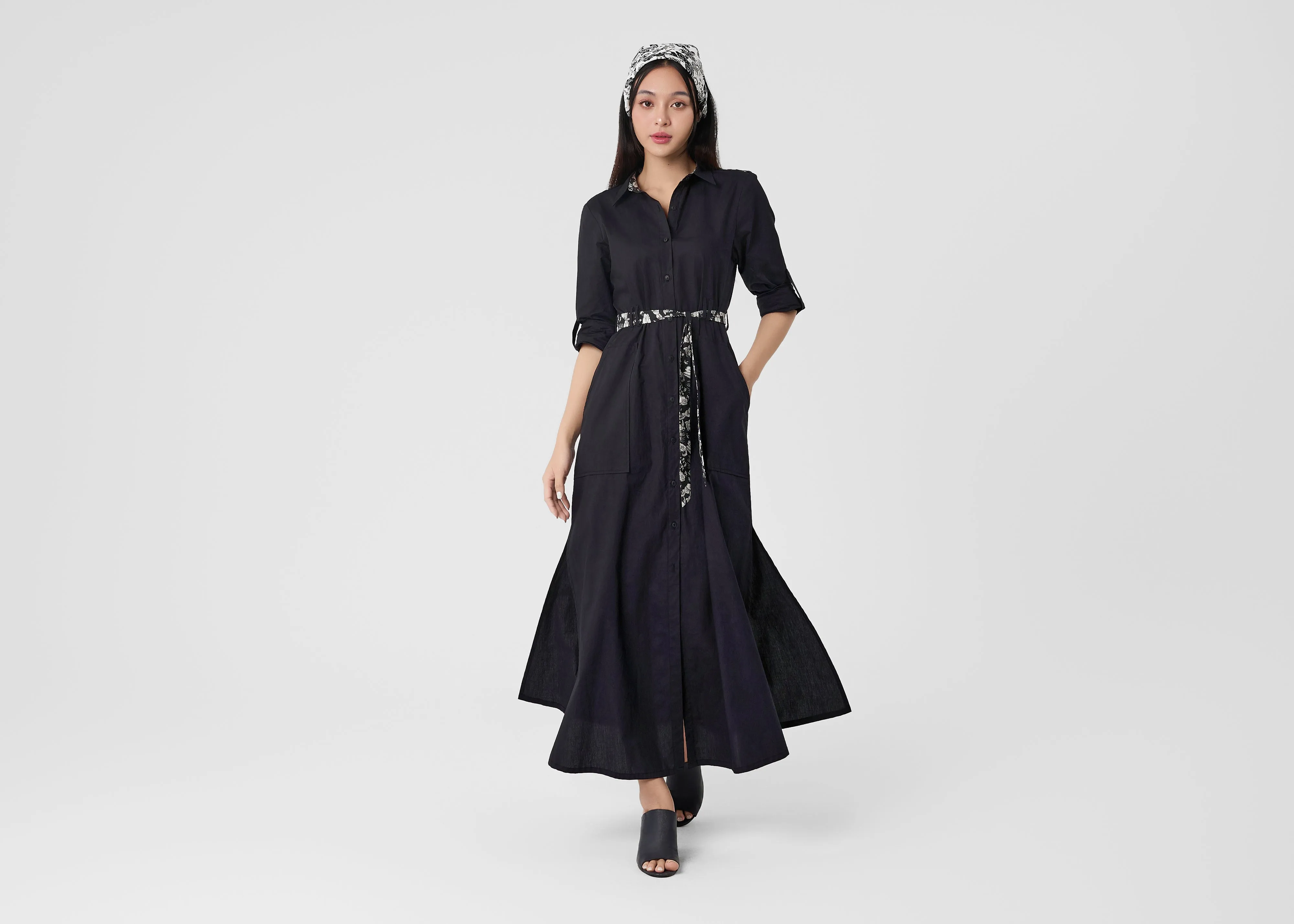 CARINA - SOOT Adjustable Fastenings BalancedDrape