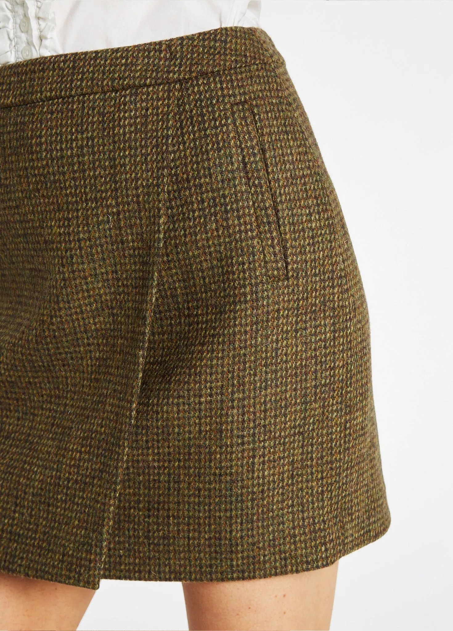 Buckthorn Tweed Skirt - Heath Gentle Vibe