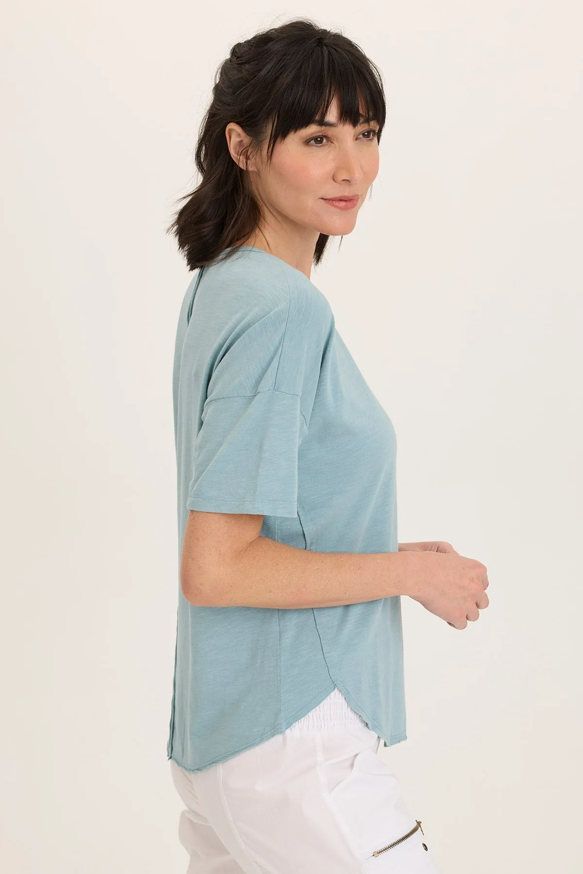 Duvall Soft Jersey Oversize Tee Chill Fit