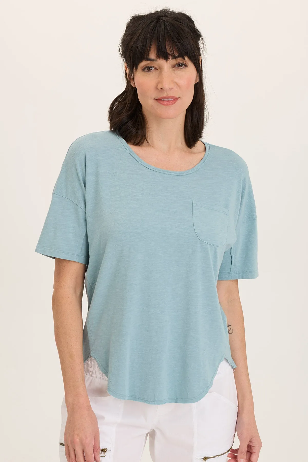 Duvall Soft Jersey Oversize Tee Repair Fit CompactPackaging