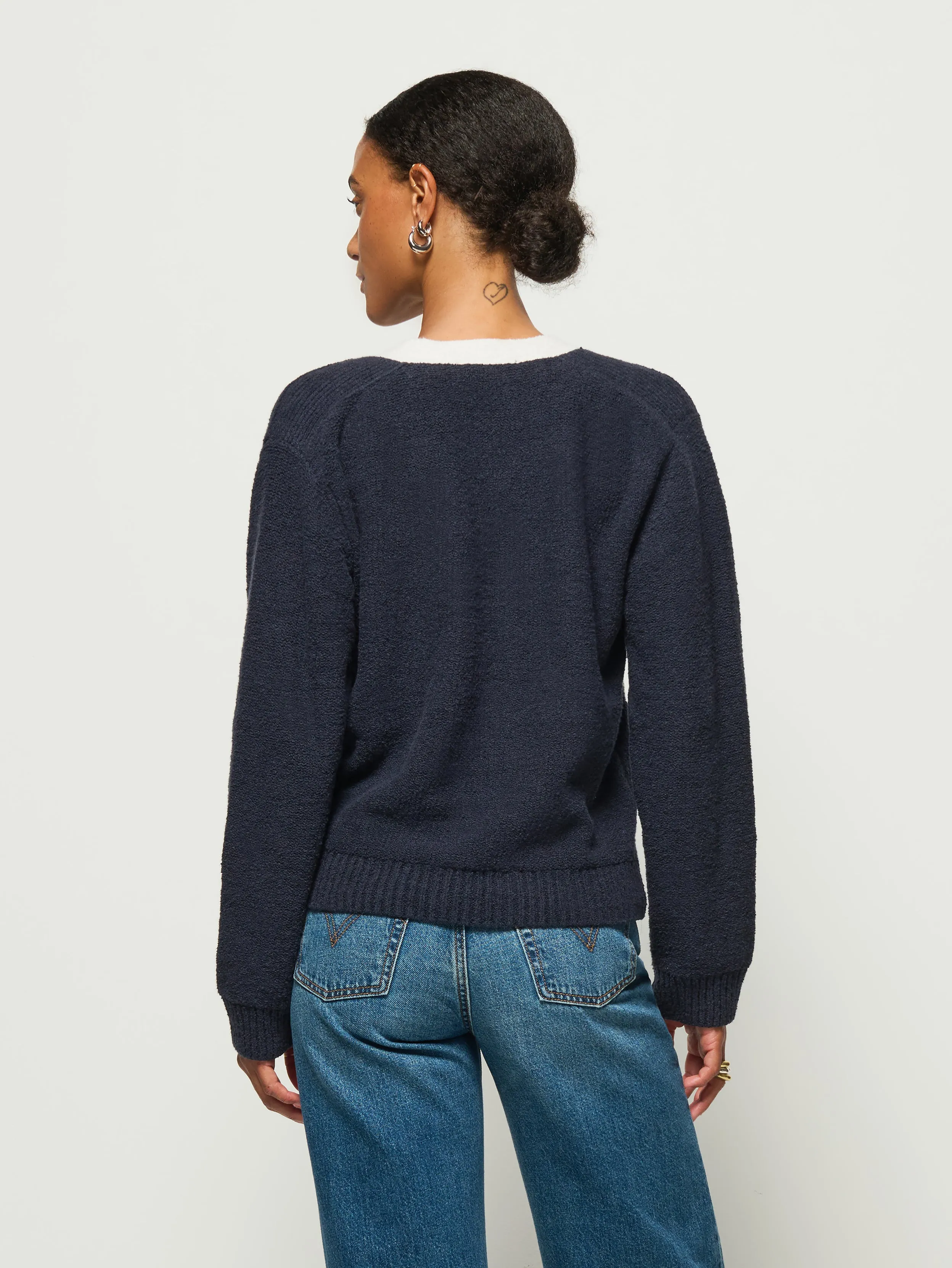 Carolyn Cardigan AntiPillingCloth Moon Cool