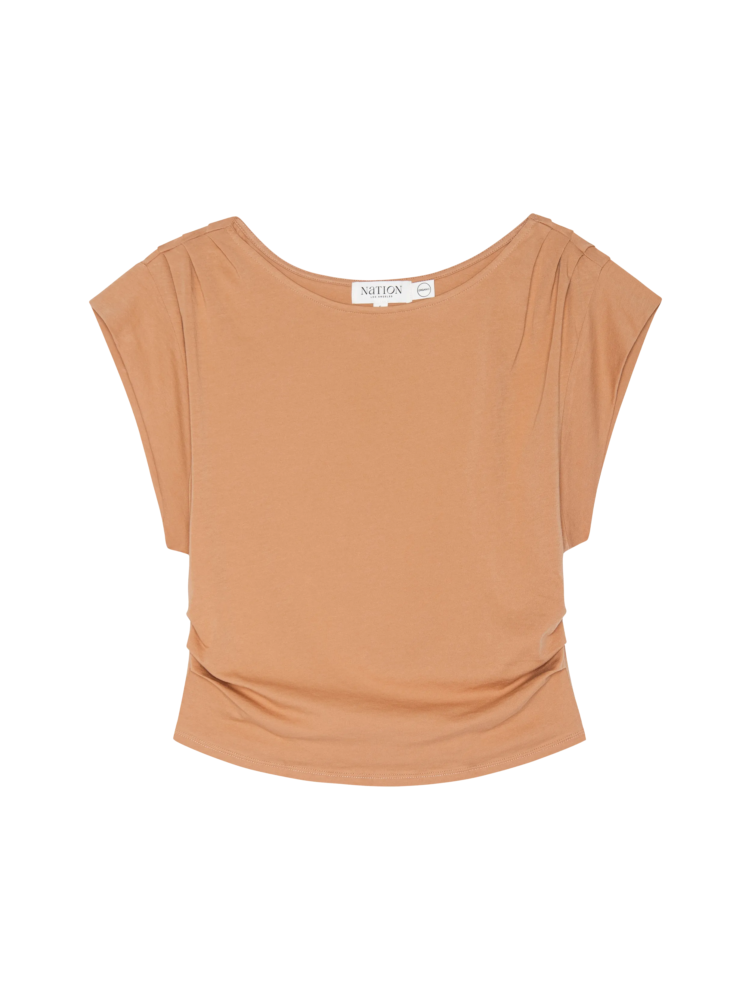 NonRestrictive Fit Cerre Cap Sleeve Tee