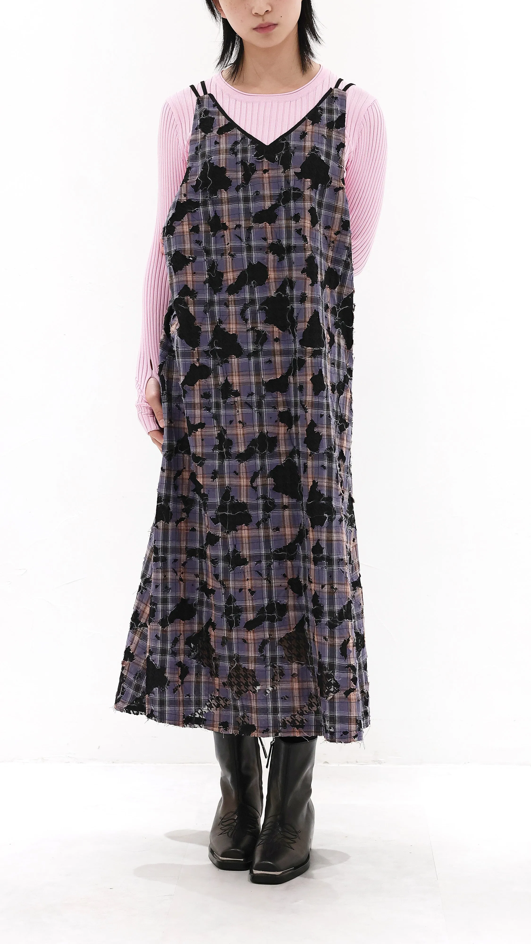 Patchwork Lace Cami Dress Fearless Mode Lift Mode