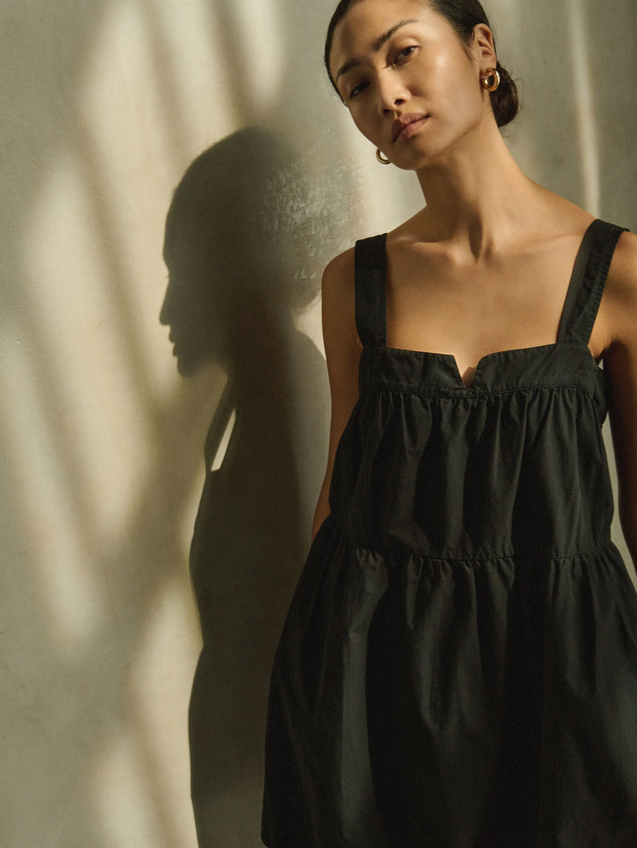 MeshVentilation ButterySoftTexture Claribel Mini Dress