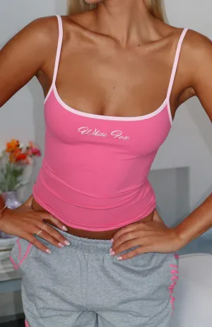 Lucky Thirteen Shaya Singlet Hot Pink Modern Design