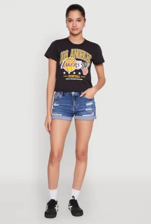 NBA Los Angeles Lakers Cropped Tee Date night
