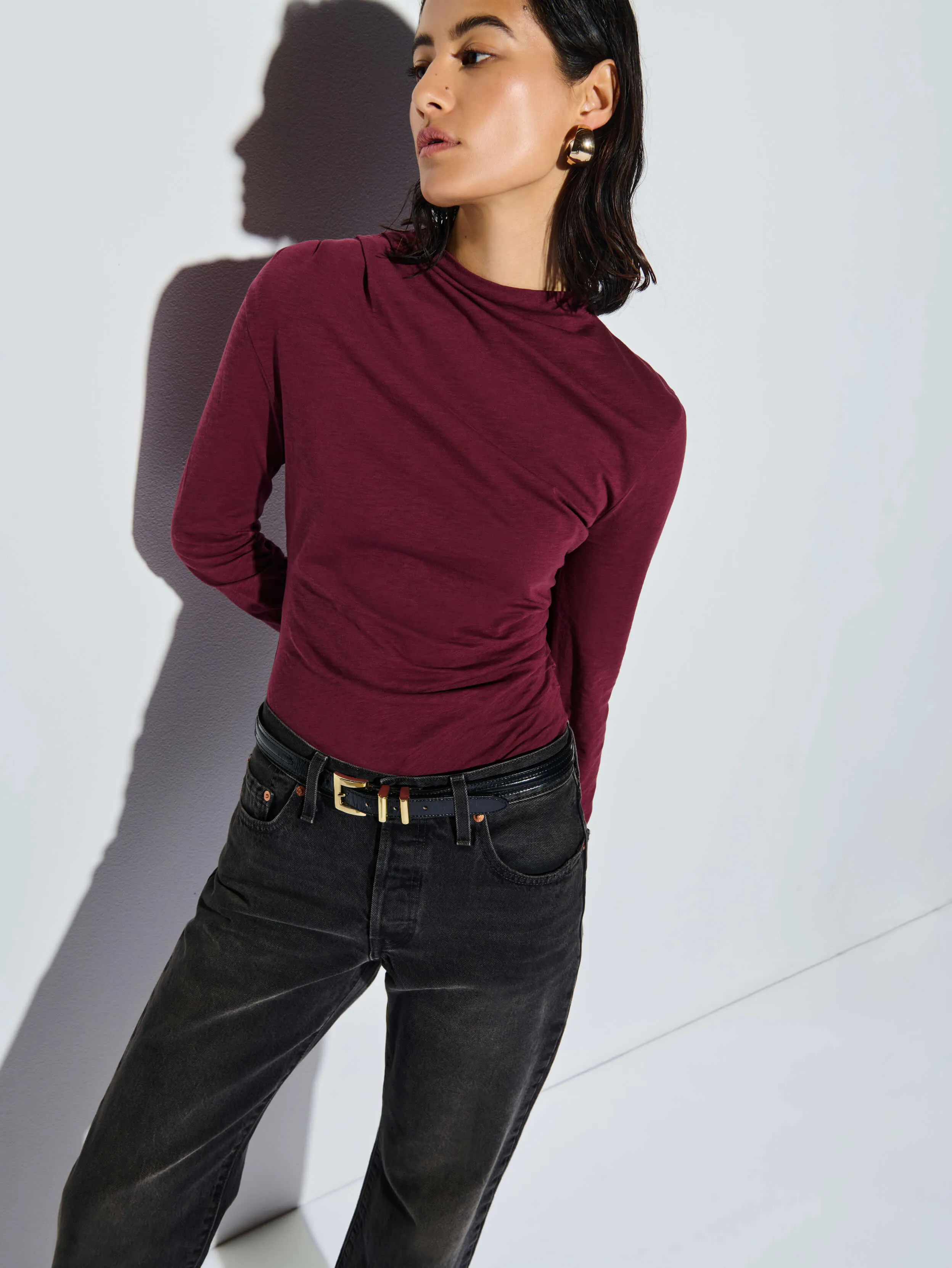 Charlotte Long Sleeve Ski Core Neat Edge