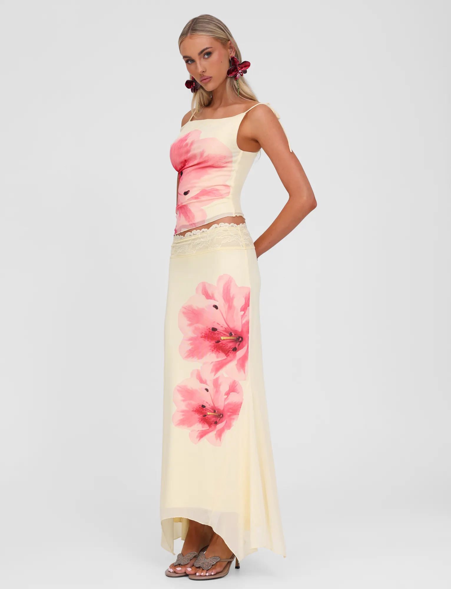 LILLIAN SKIRT - YELLOW Monochrome Outfit