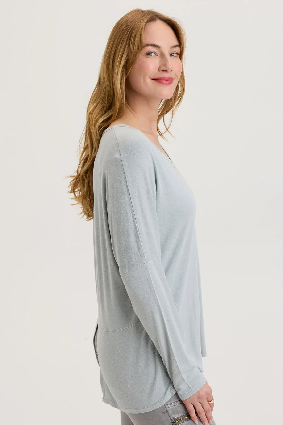 WrinkleFreeTexture Quiet Luxury Delightful Top